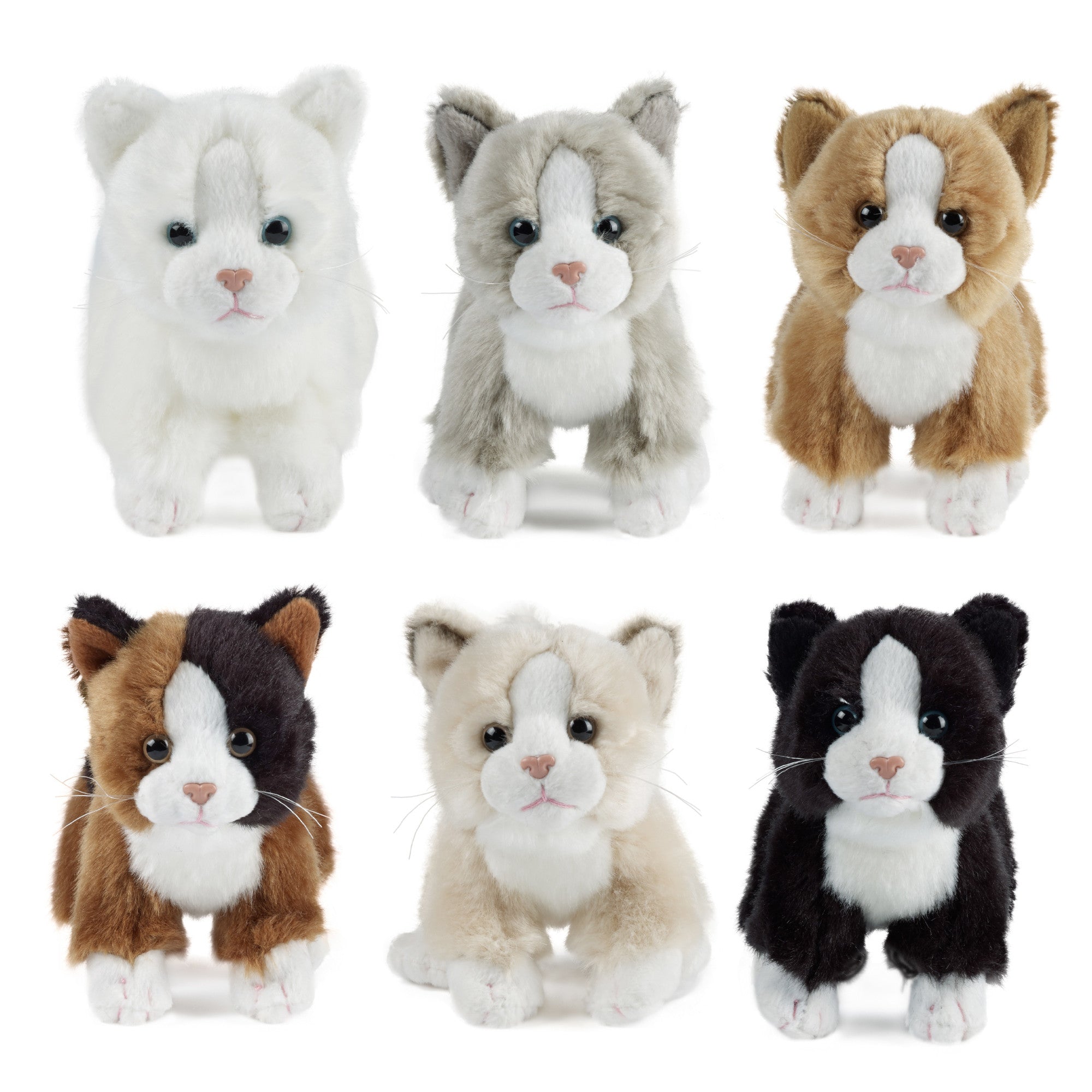 Living Nature Cat Plush Stuffed Animal Toy Assortment