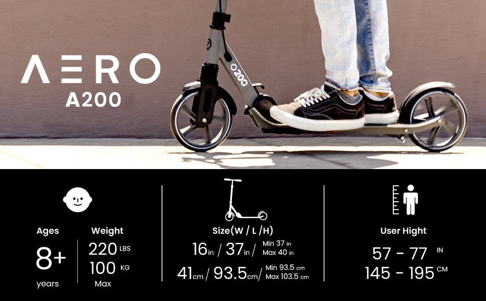 Aero A200 Folding Scooter