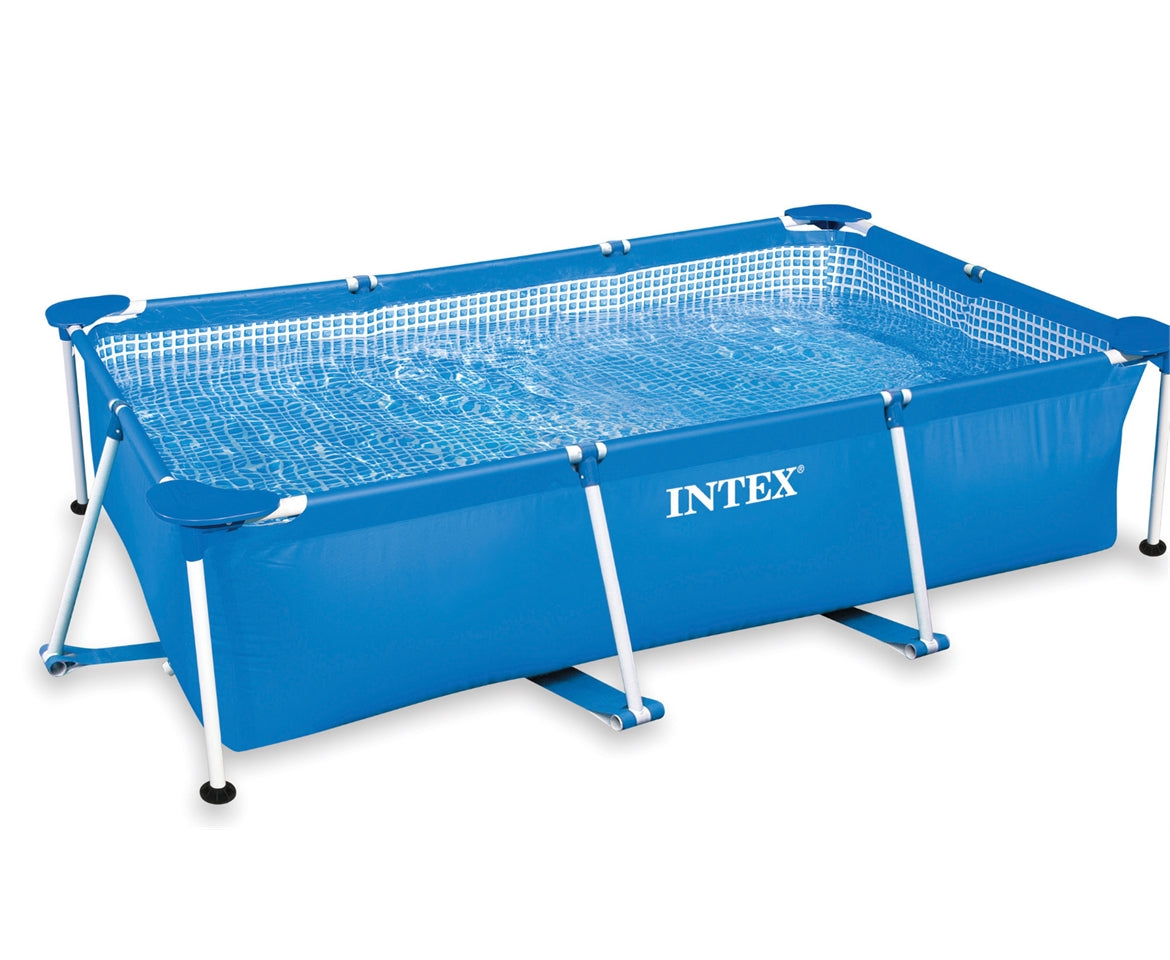 Intex 2.60M Rectangular Metal Frame Pool