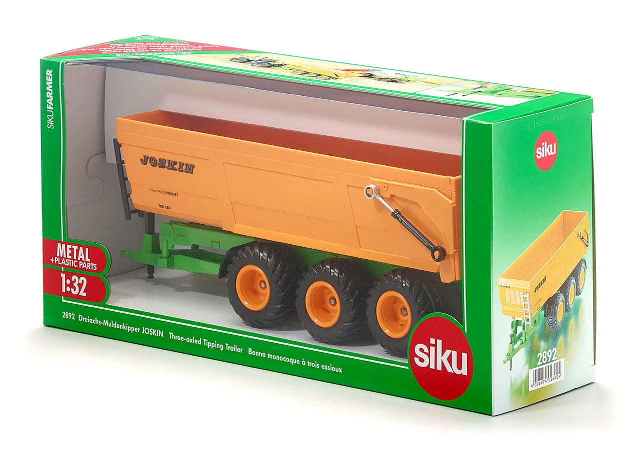 Siku 1:32 Joskin Triple-Axle Tipping Trailer