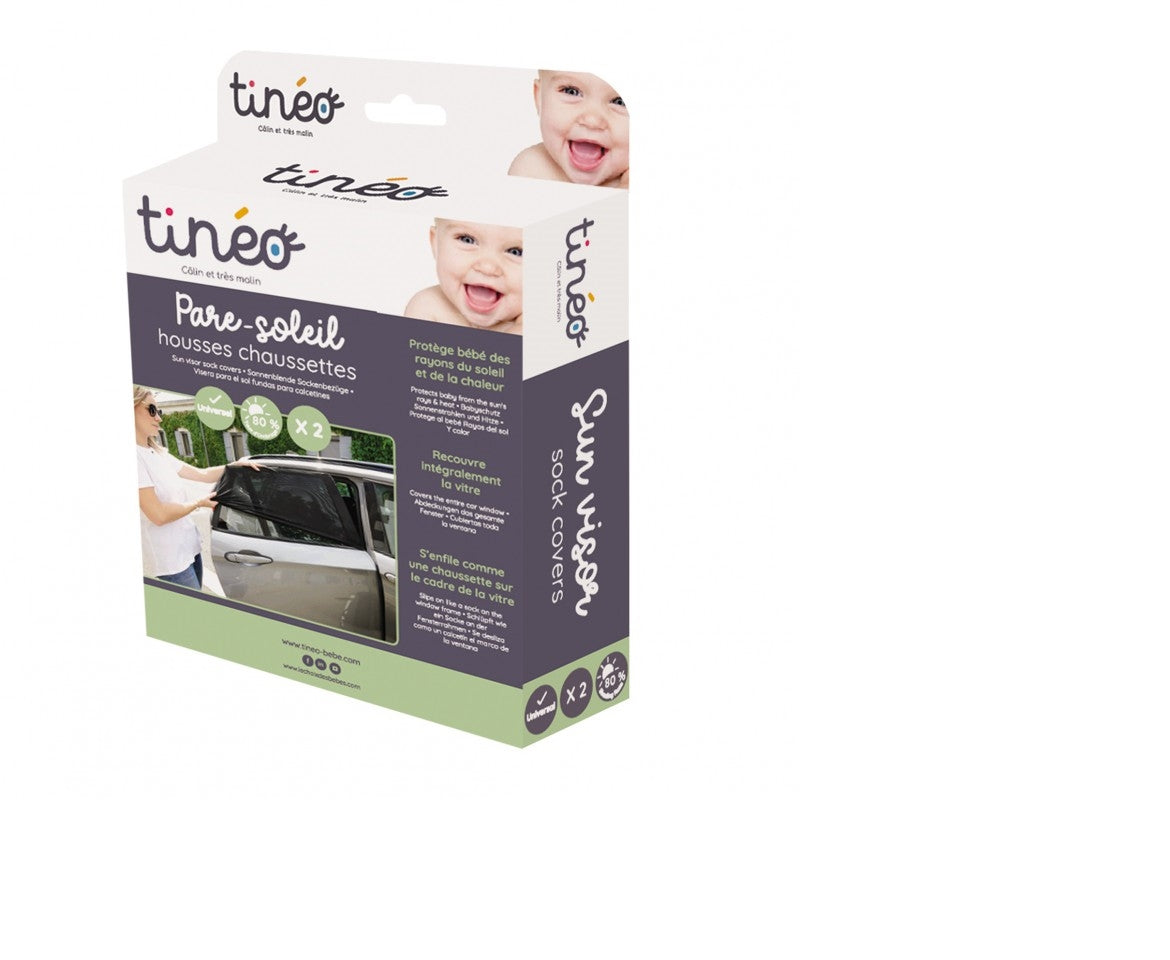 Tineo Car Window Sock Sunshades - 2 Pack