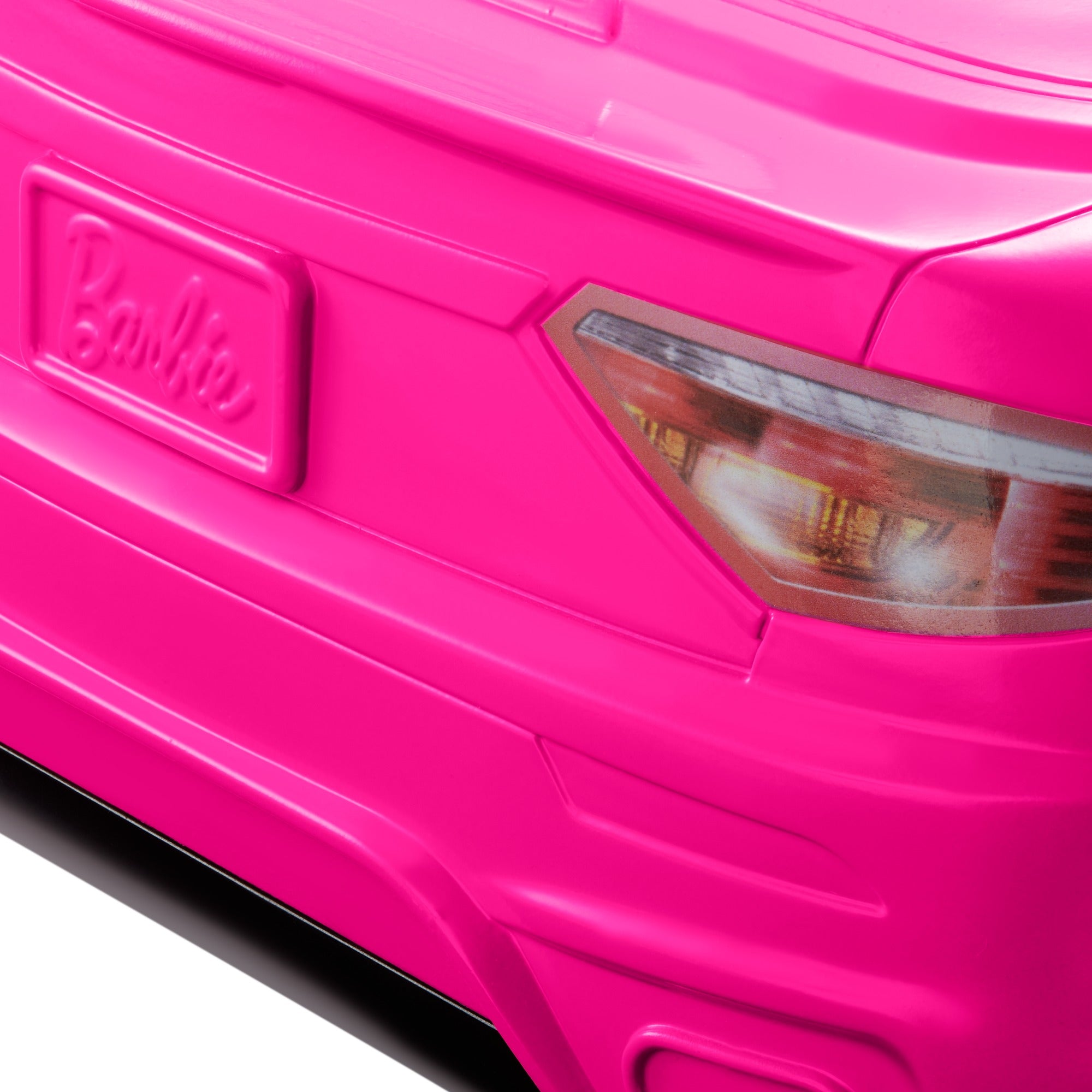 Barbie Pink Convertible 2-Seater Vehicle With Rolling Wheels