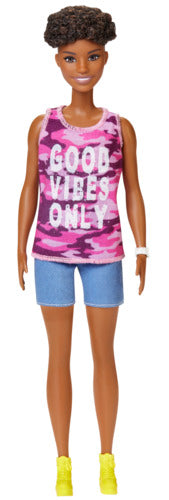 Barbie Fashionista Doll 128 Good Vibes