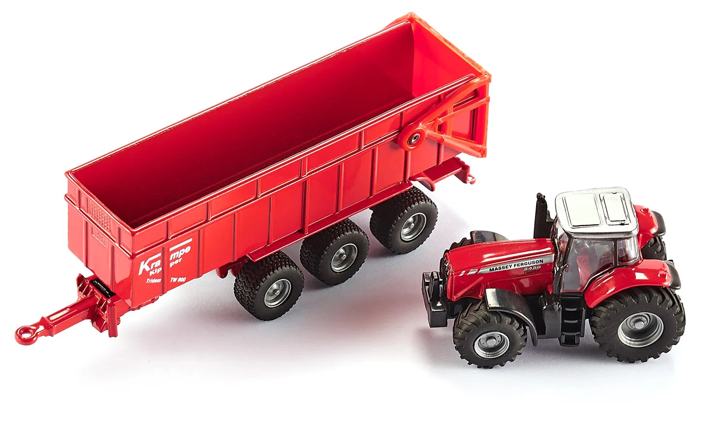 Siku 1:87 Massey Ferguson Tractor With Trailer