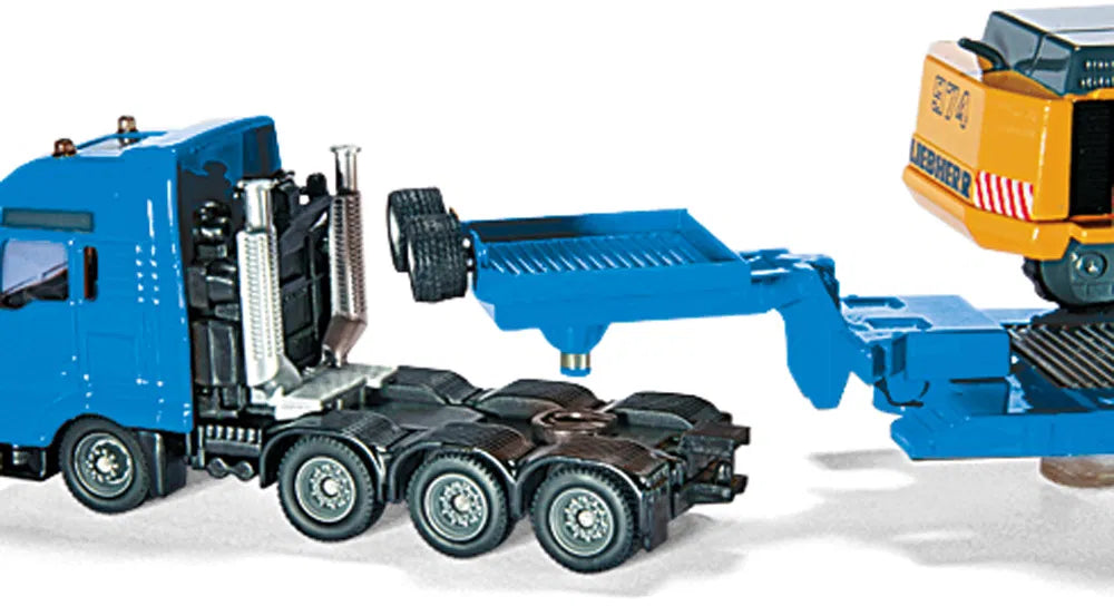 Siku 1:87 Man Heavy Haulage Transporter With Liebherr Excavator