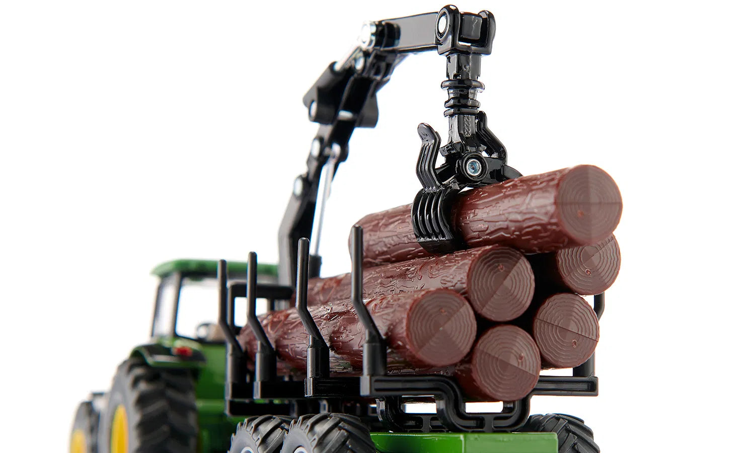 Siku 1:50 John Deere Tractor With Forestry Trailer