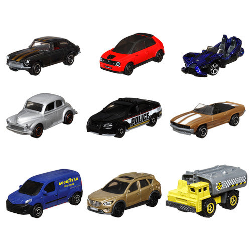 Matchbox 1:64 Scale Die-Cast Toy Cars Or Trucks, Set Of 9 Assortment