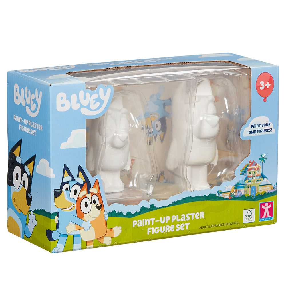 Bluey And Bingo Paint-Up Plaster Figure Set