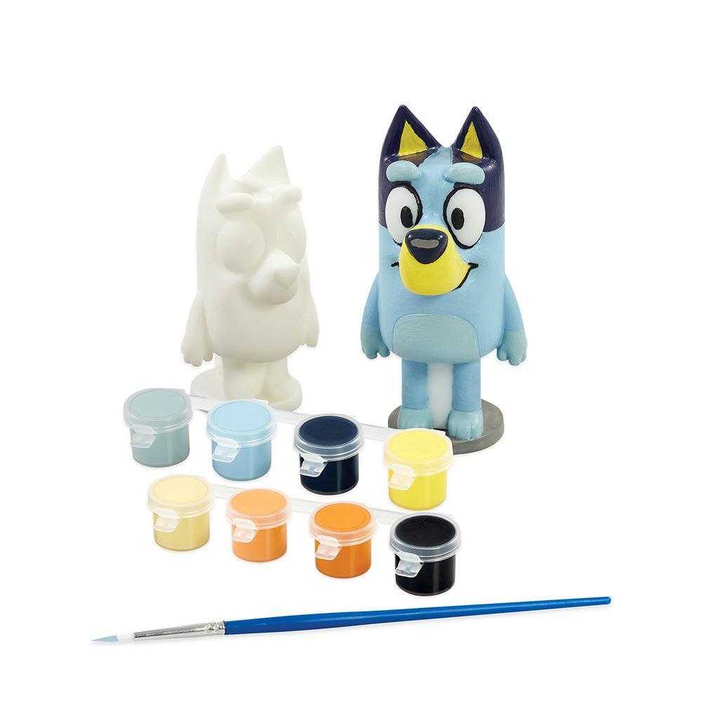 Bluey And Bingo Paint-Up Plaster Figure Set