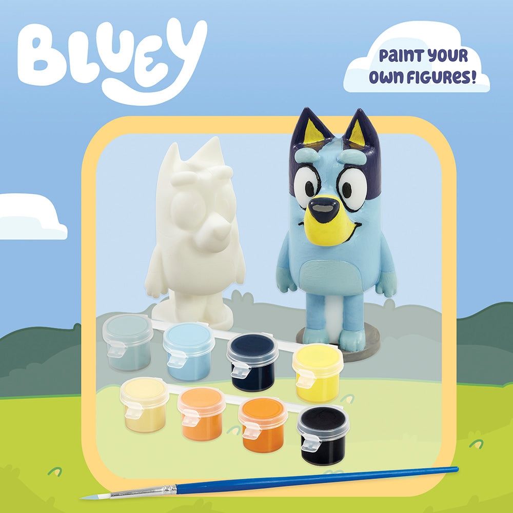 Bluey And Bingo Paint-Up Plaster Figure Set