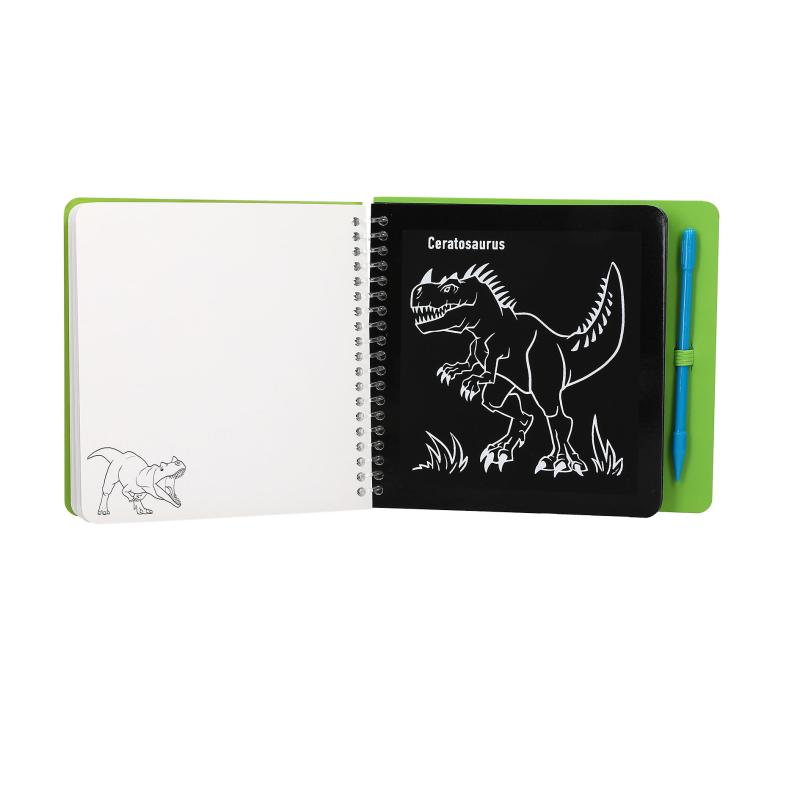 Dino World Mini Magic Scratch Activity Book