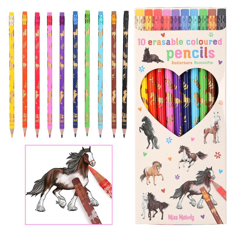 Miss Melody Erasable Colouring Pencils
