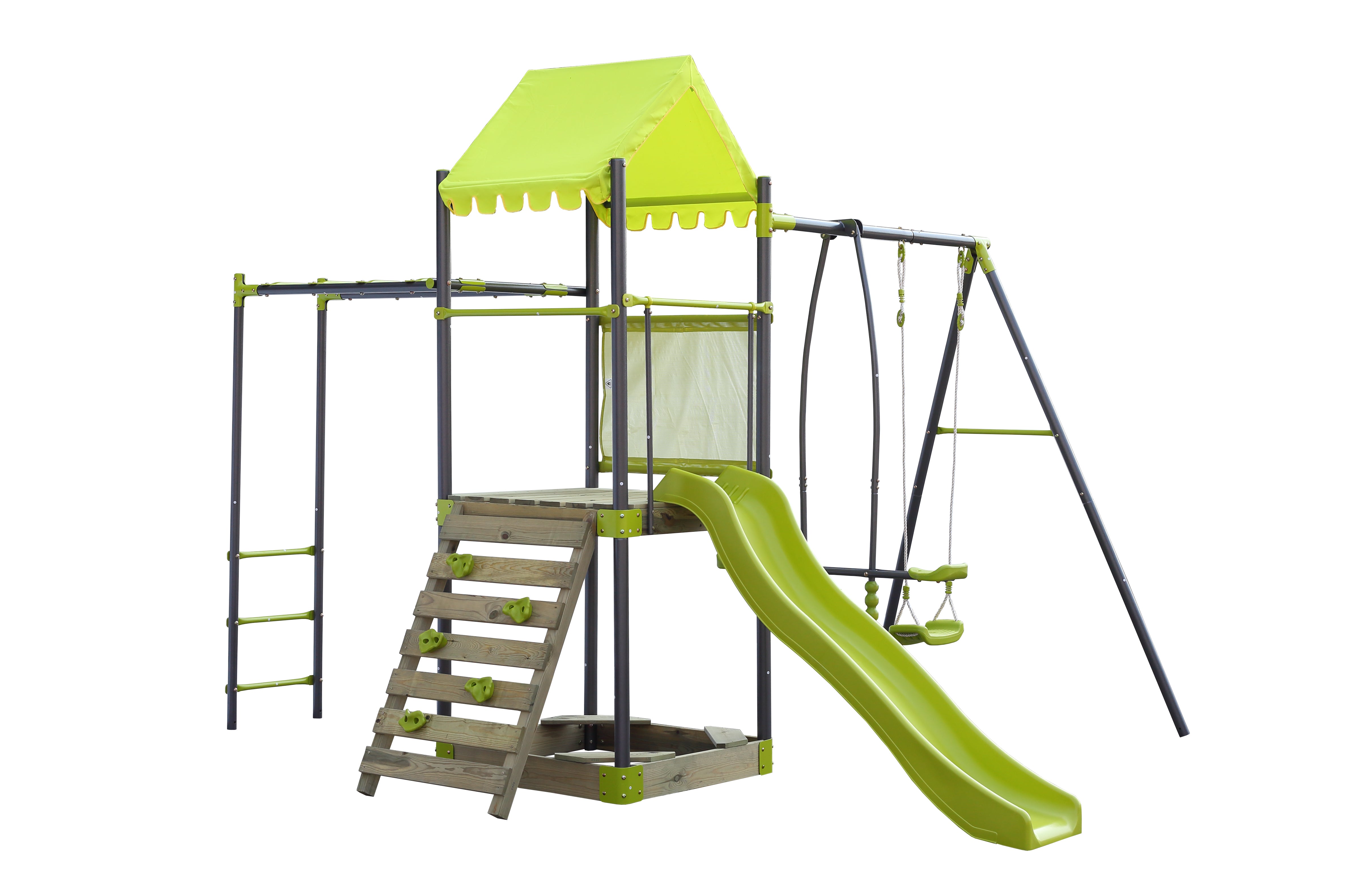 Wooden And Metal Adventure Playset
