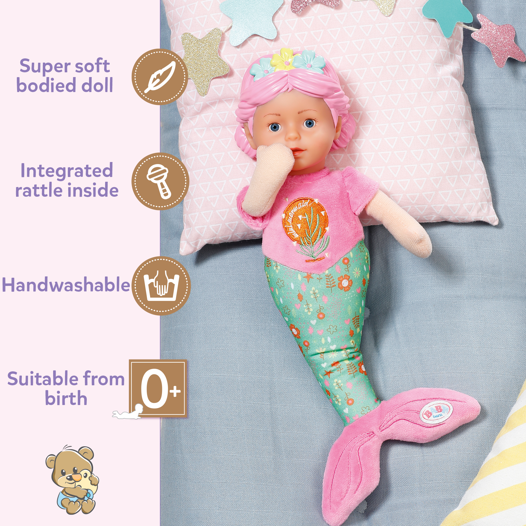 Baby Born Mermaid For Babies 33Cm