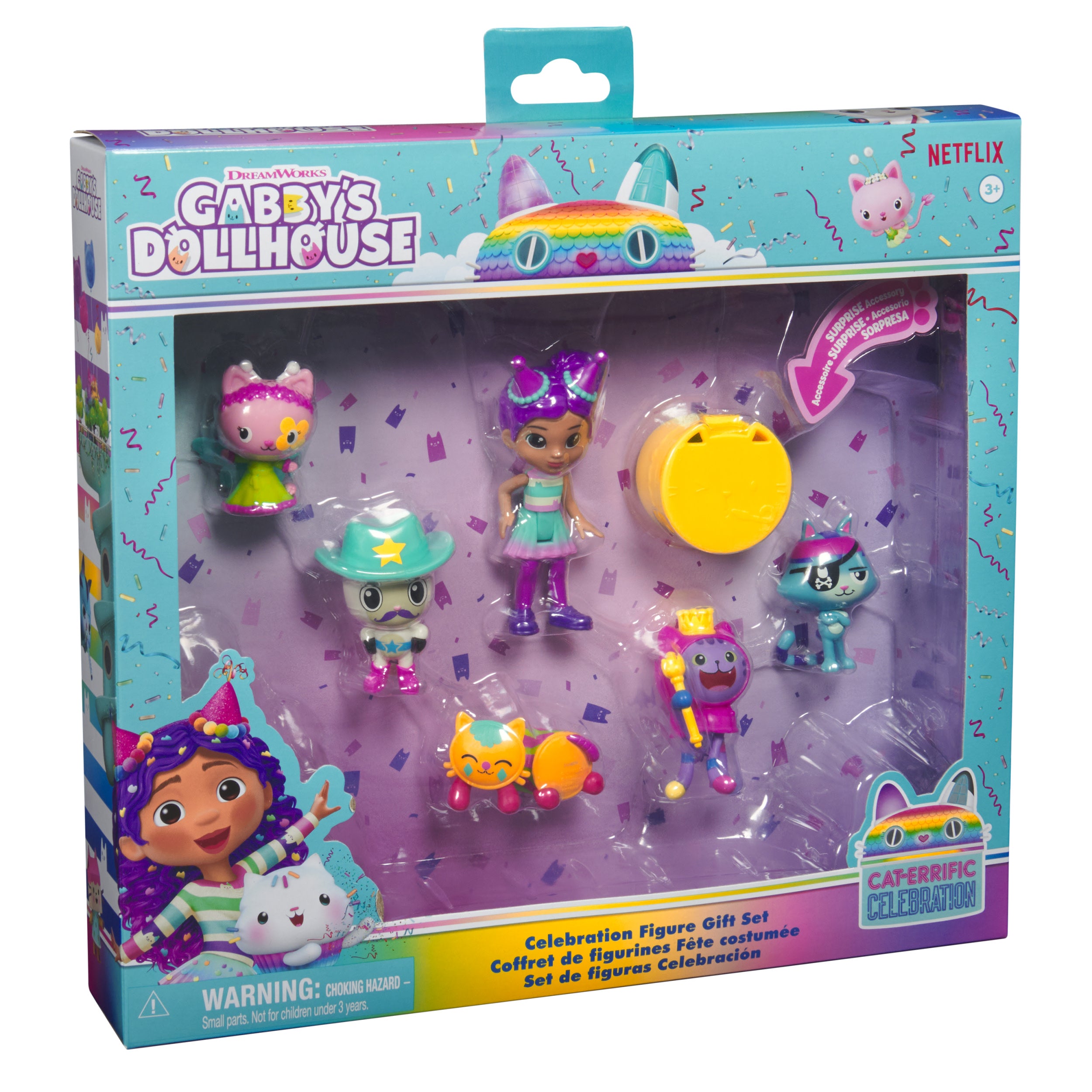 Gabby’s Dollhouse Celebration-Themed Figures
