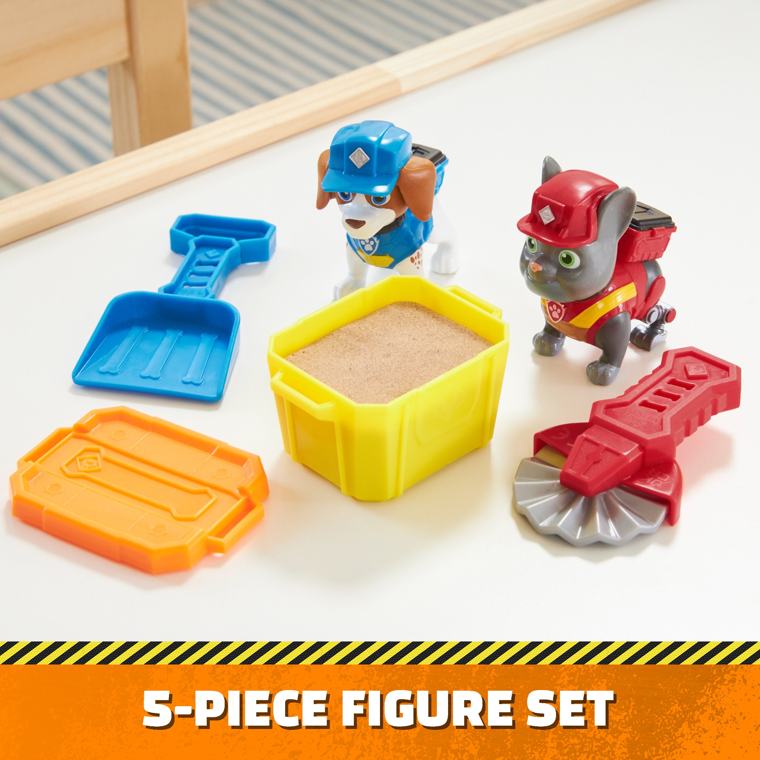 Rubble & Crew Charger And Wheeler Action Figures Set