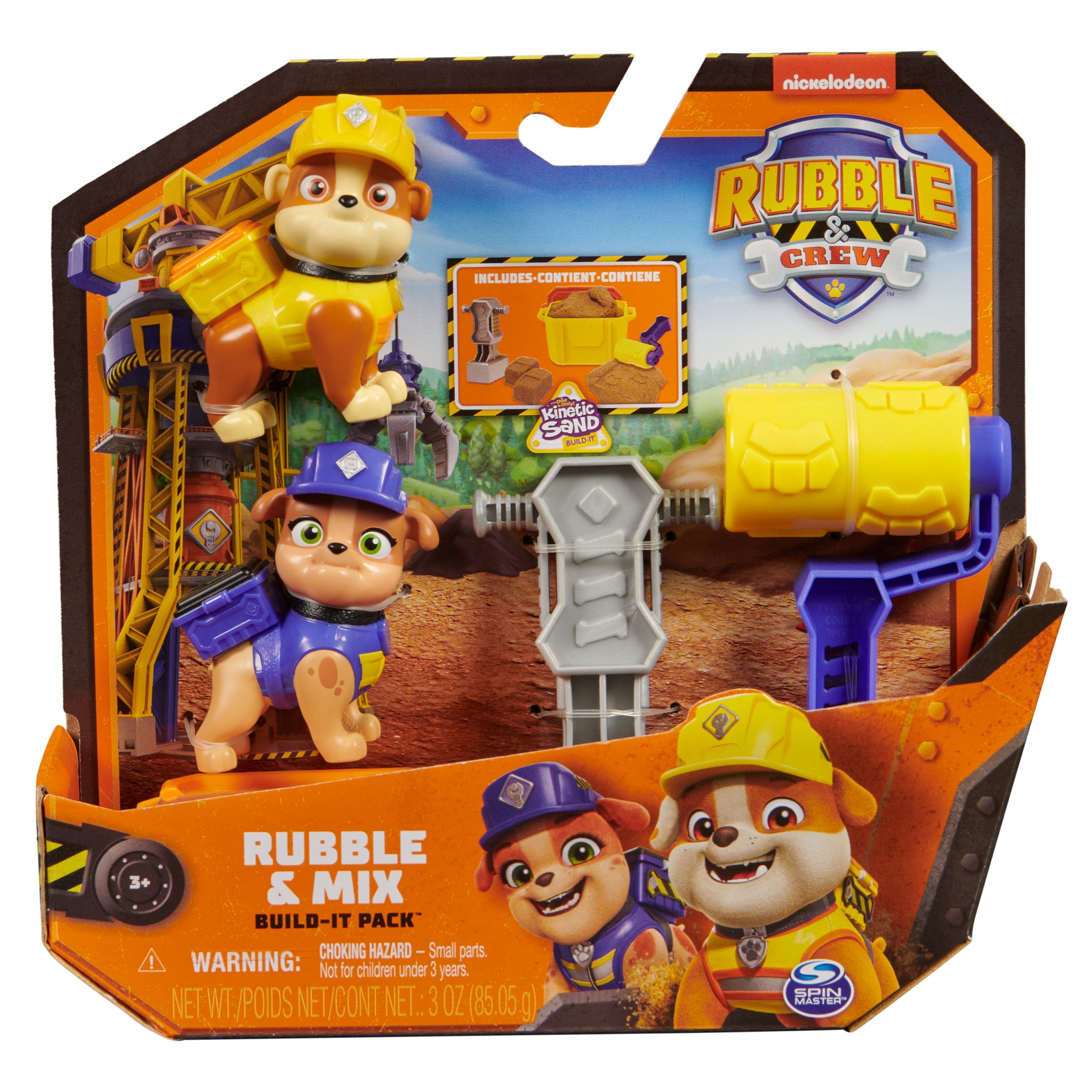 Rubble & Crew Rubble And Mix Action Figures Set
