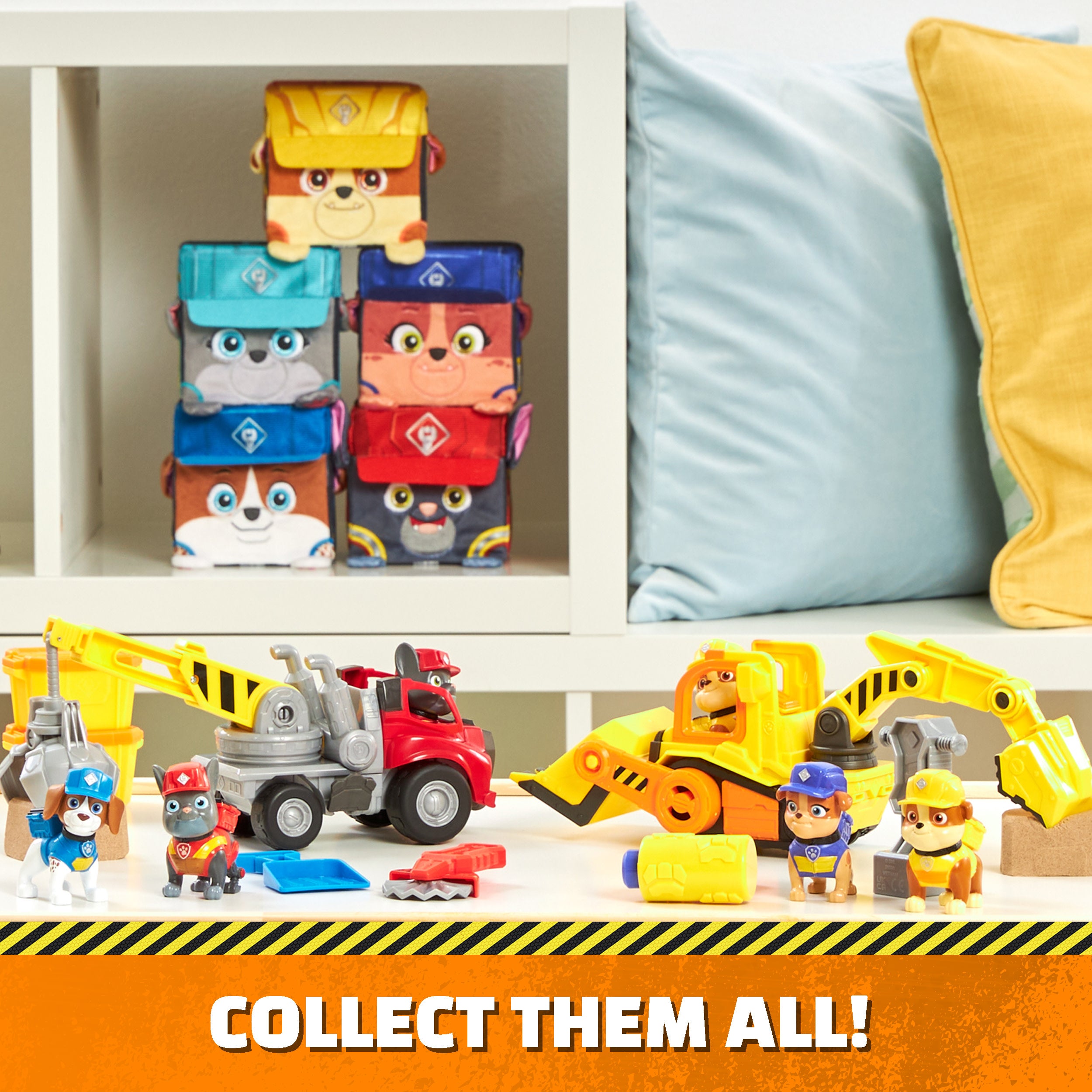 Rubble & Crew Rubble And Mix Action Figures Set