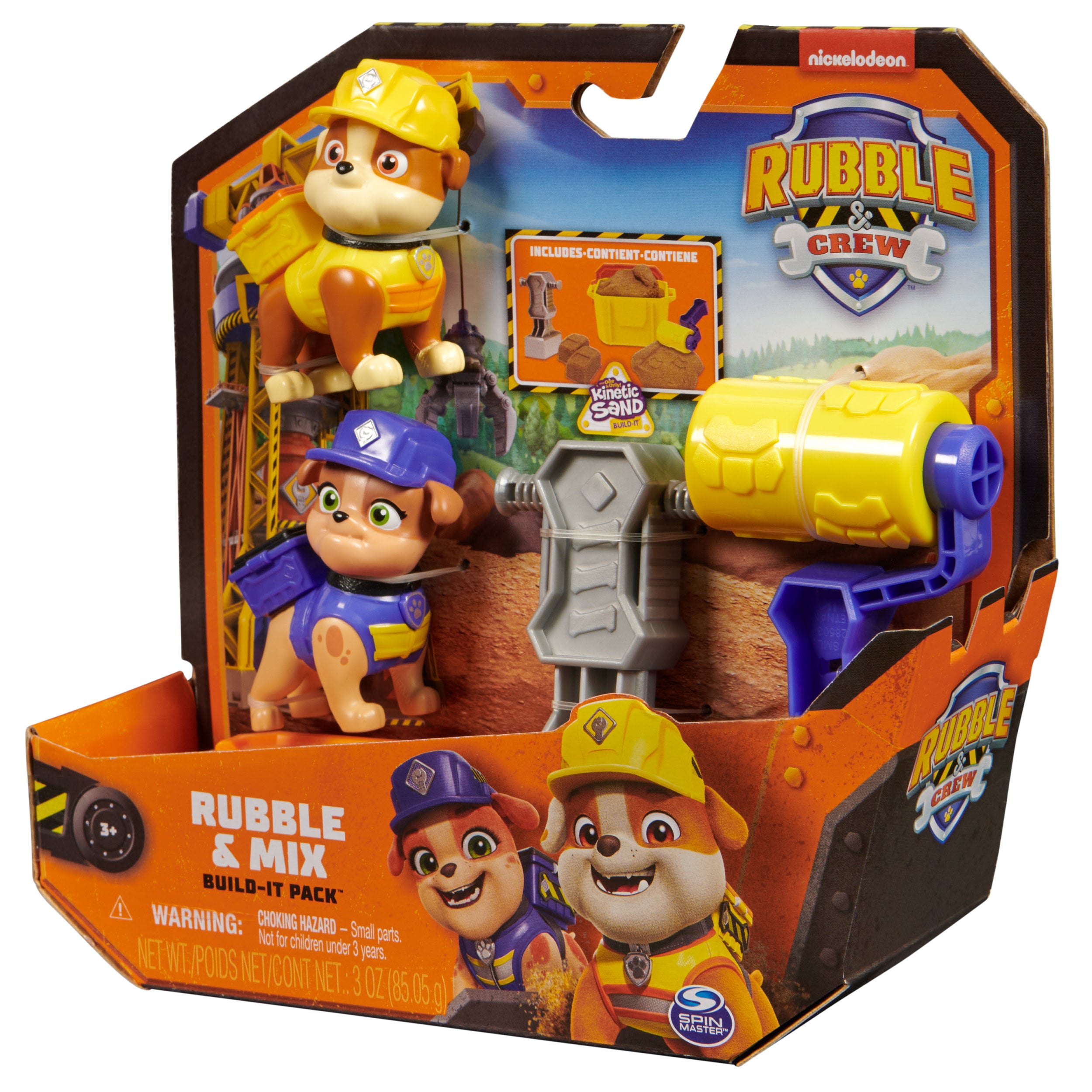 Rubble & Crew Rubble And Mix Action Figures Set