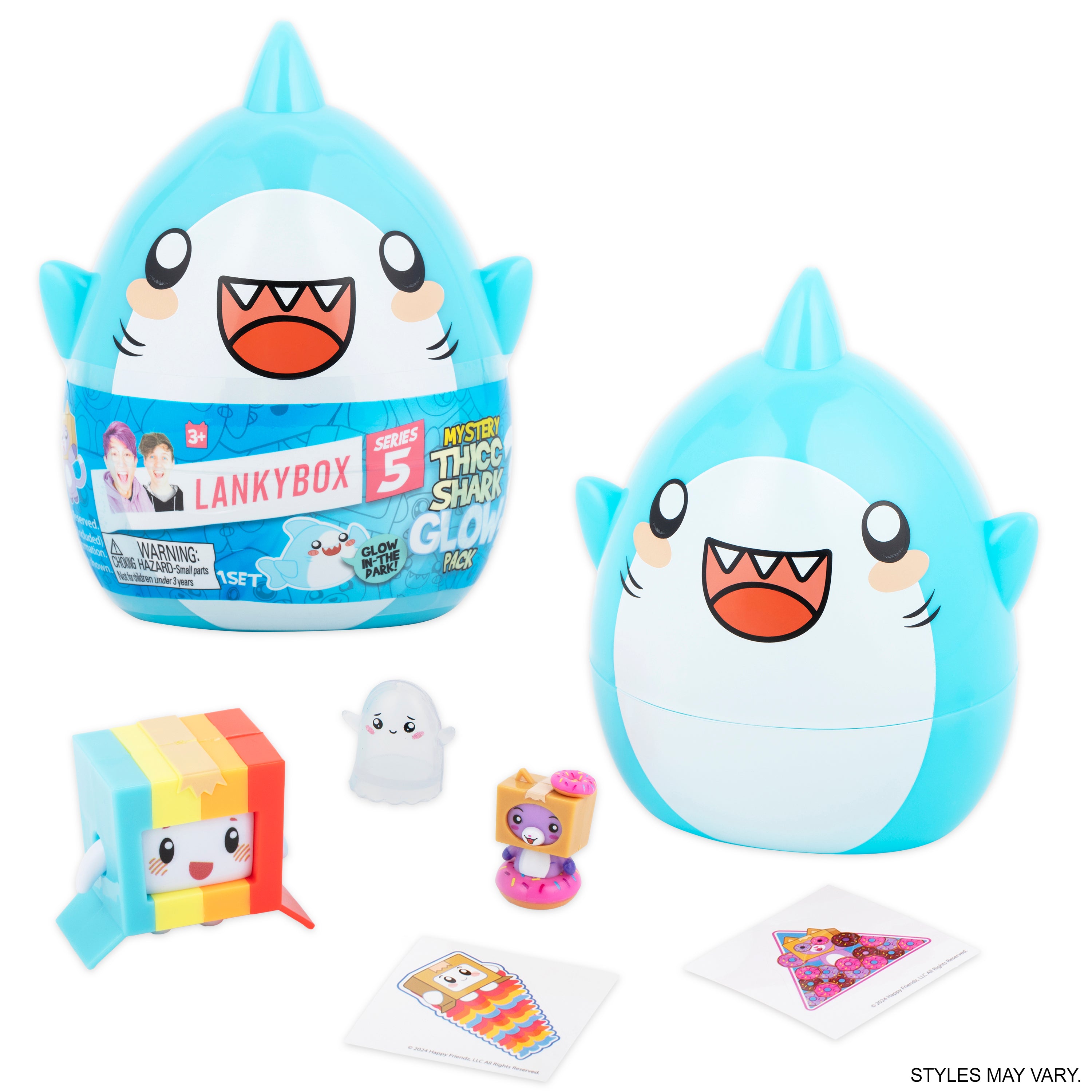 Lankybox Mystery Thicc Shark Glow Pack