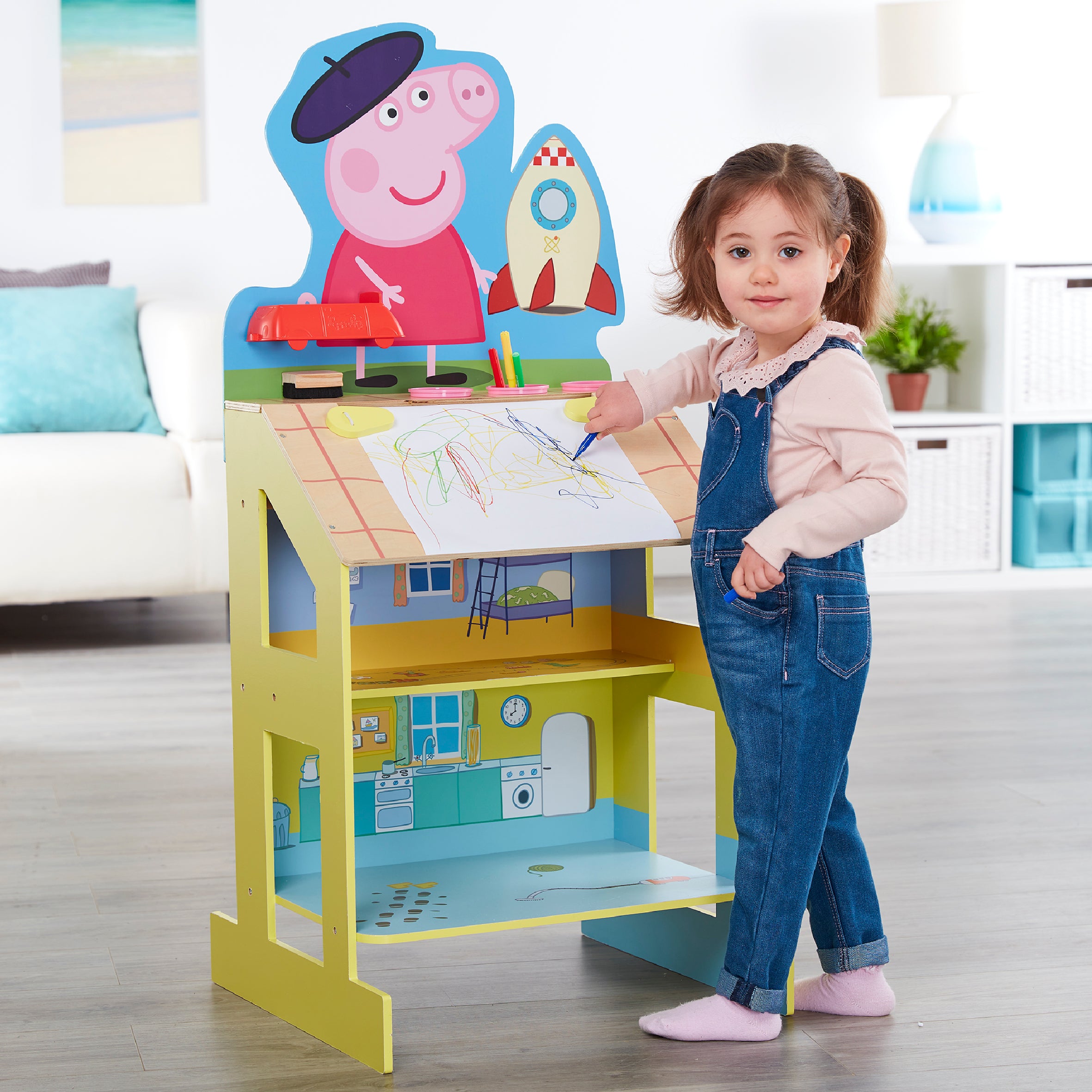 Peppa Pig Wooden Easel