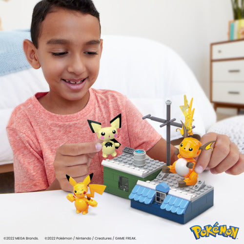 Mega Construx Pokemon Style Picachu Evolution Set