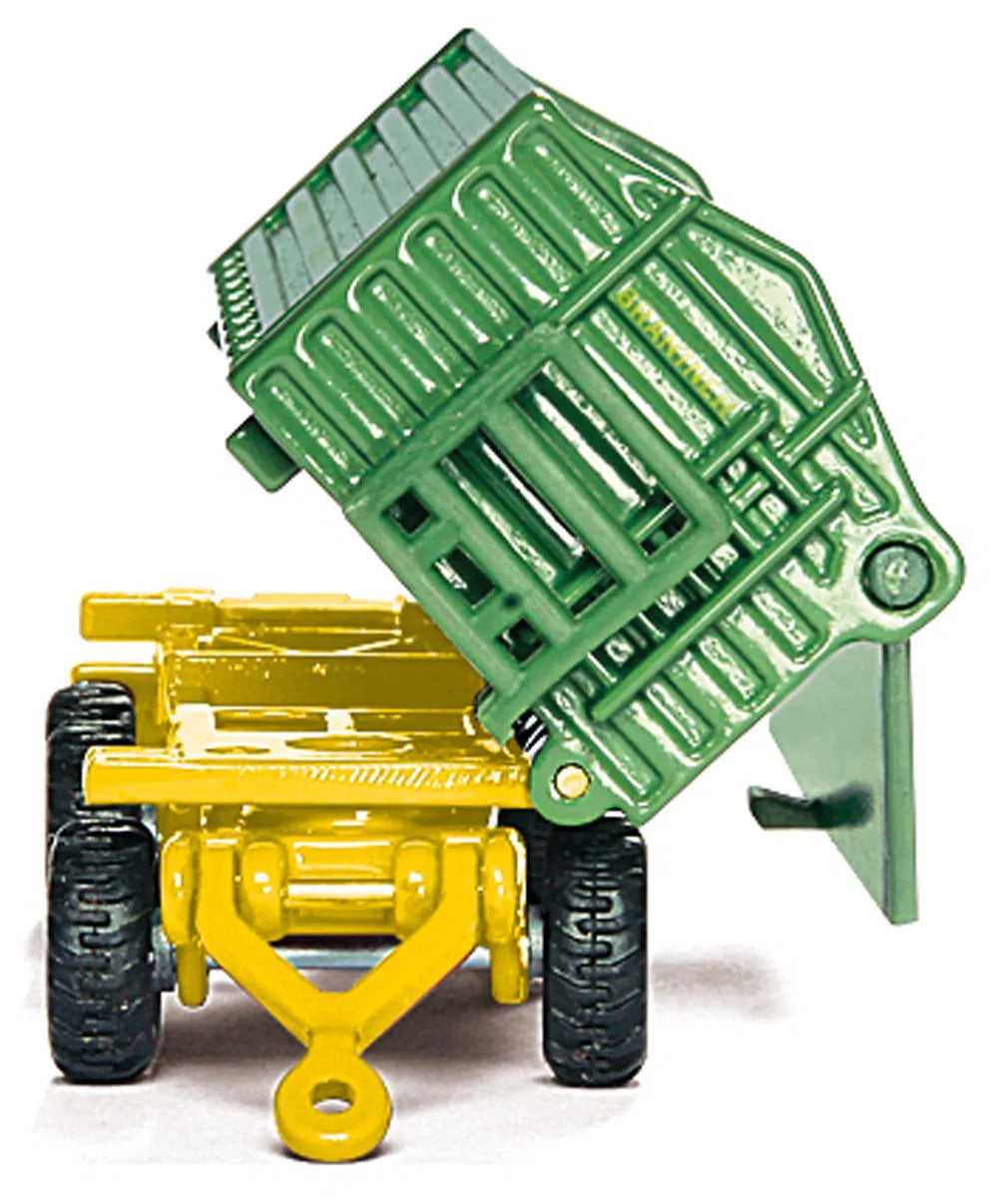 Siku John Deere Tractor With Loader And Trailer 1:87 Scale