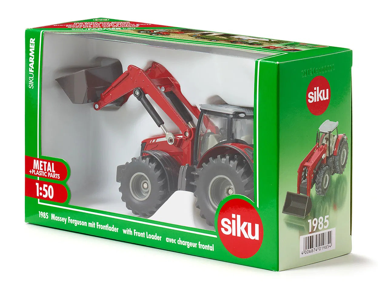 Siku 1:50 Massey Ferguson With Front Loader