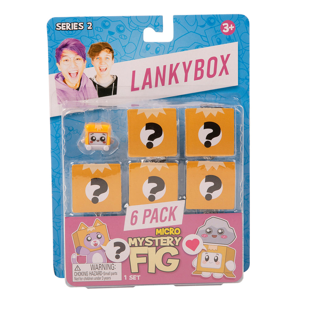 Lankybox Mystery Micro Figures 6 Pack