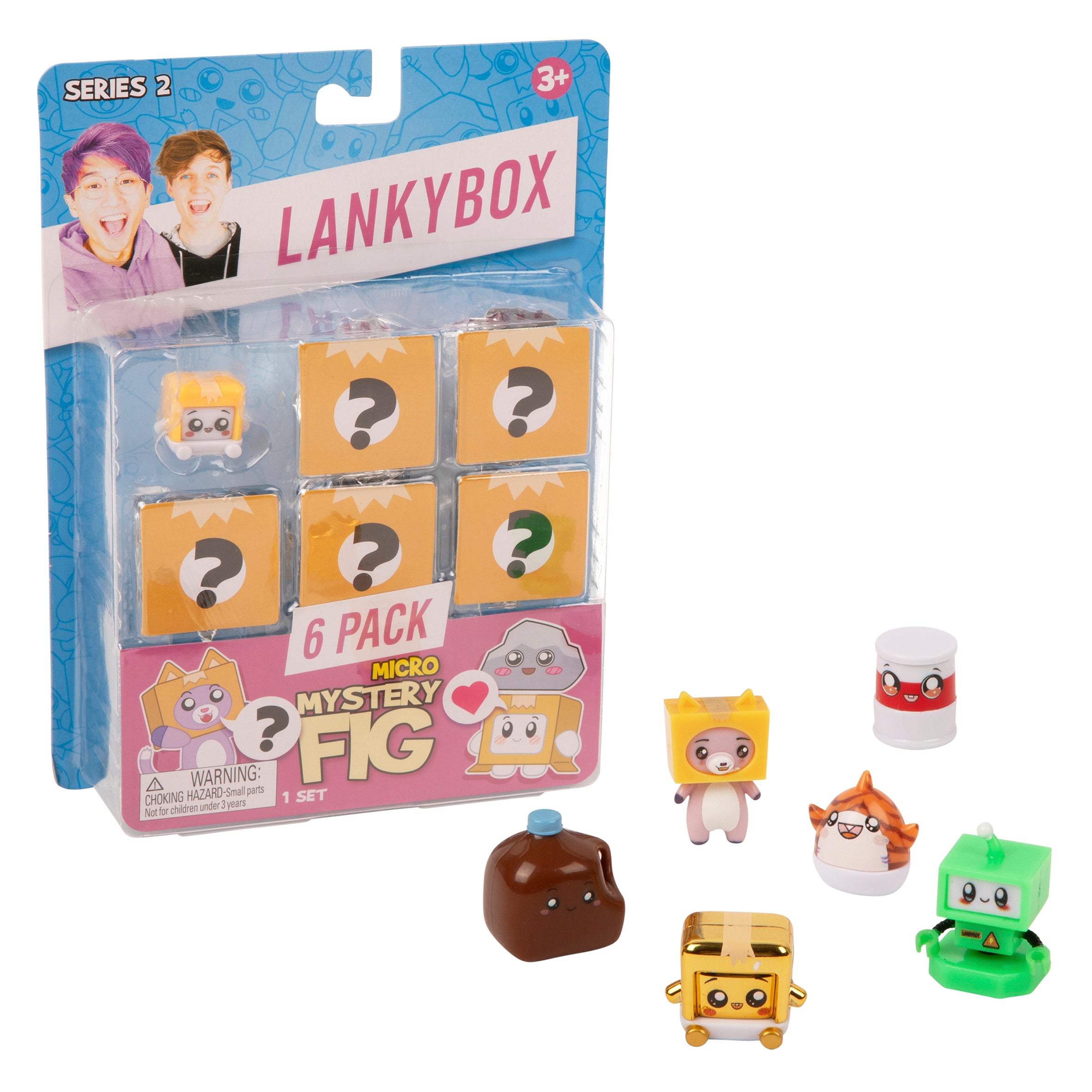 Lankybox Mystery Micro Figures 6 Pack
