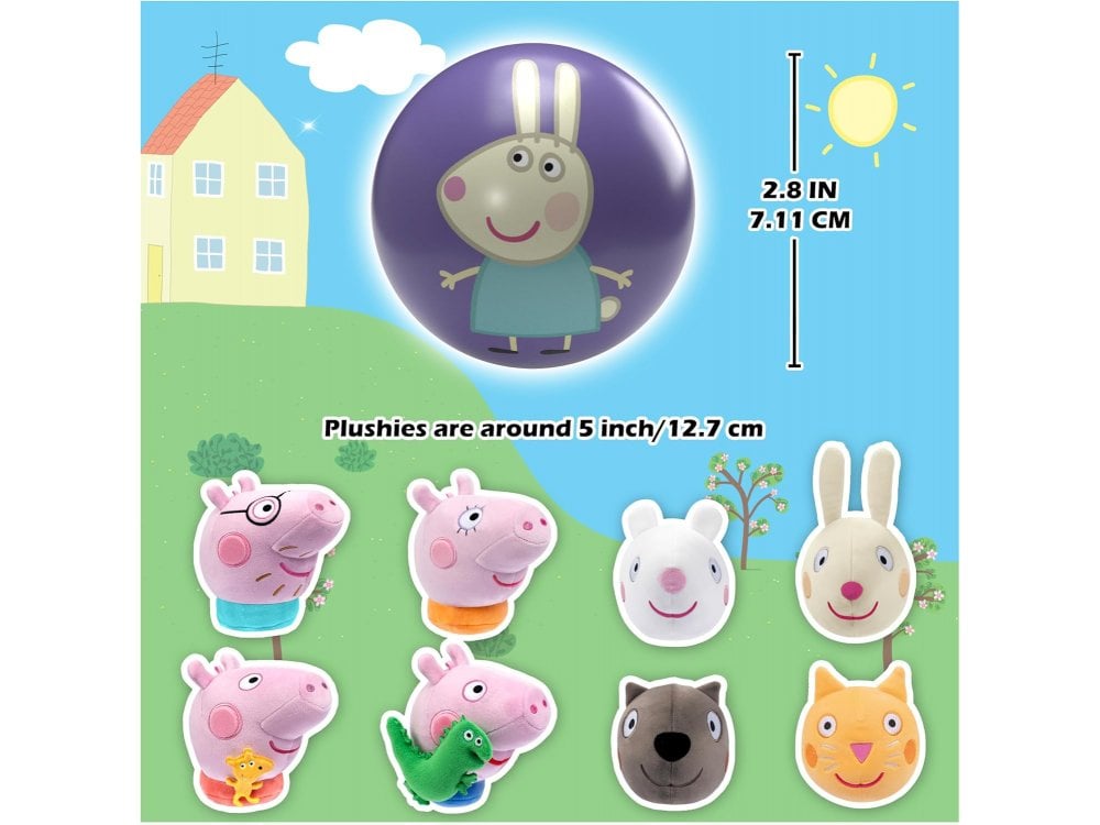 Peppa Pig Miraball Mystery Expandable Maxi Plush Assortment