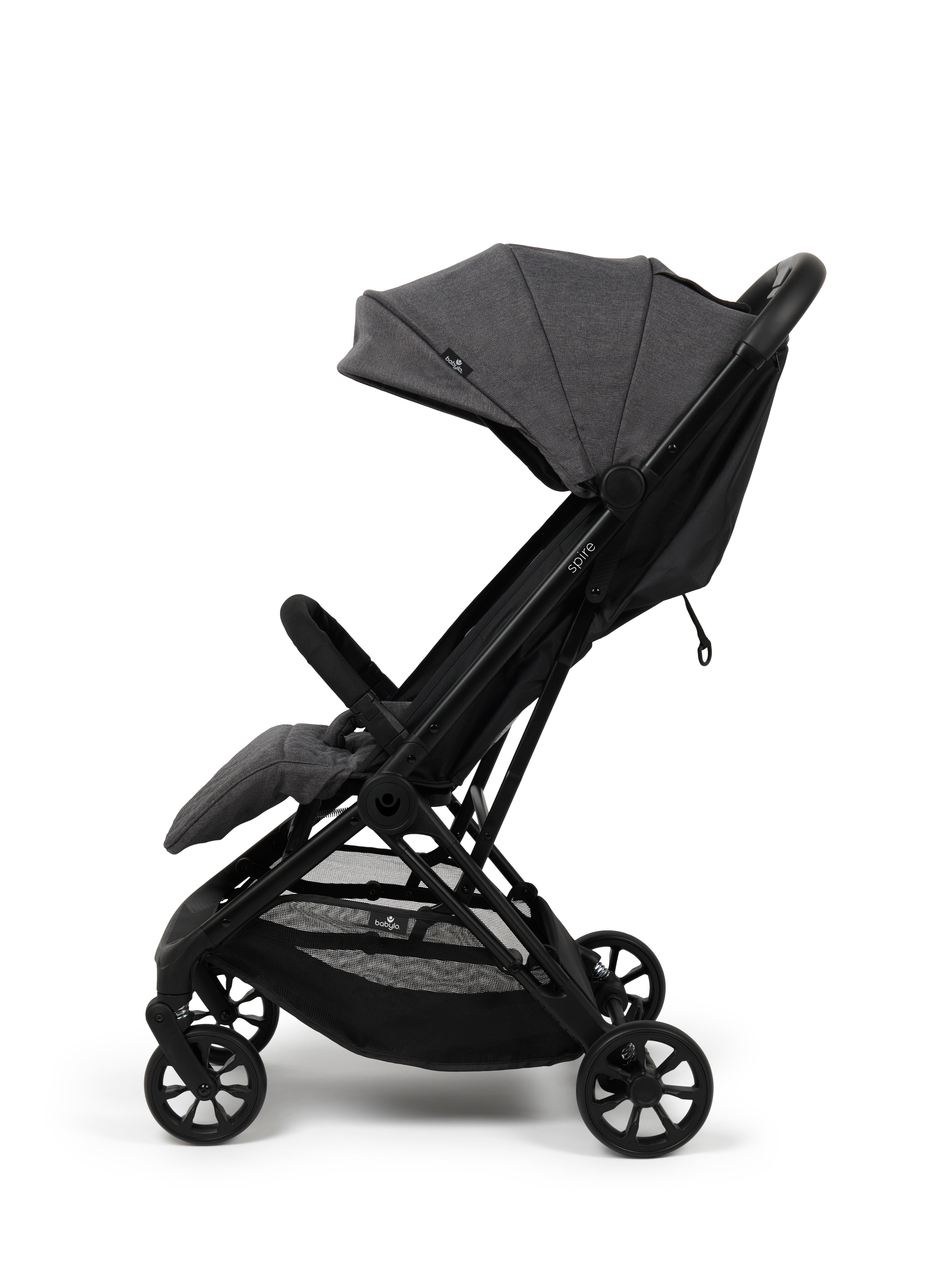 Babylo Spire Auto Fold Stroller - Grey