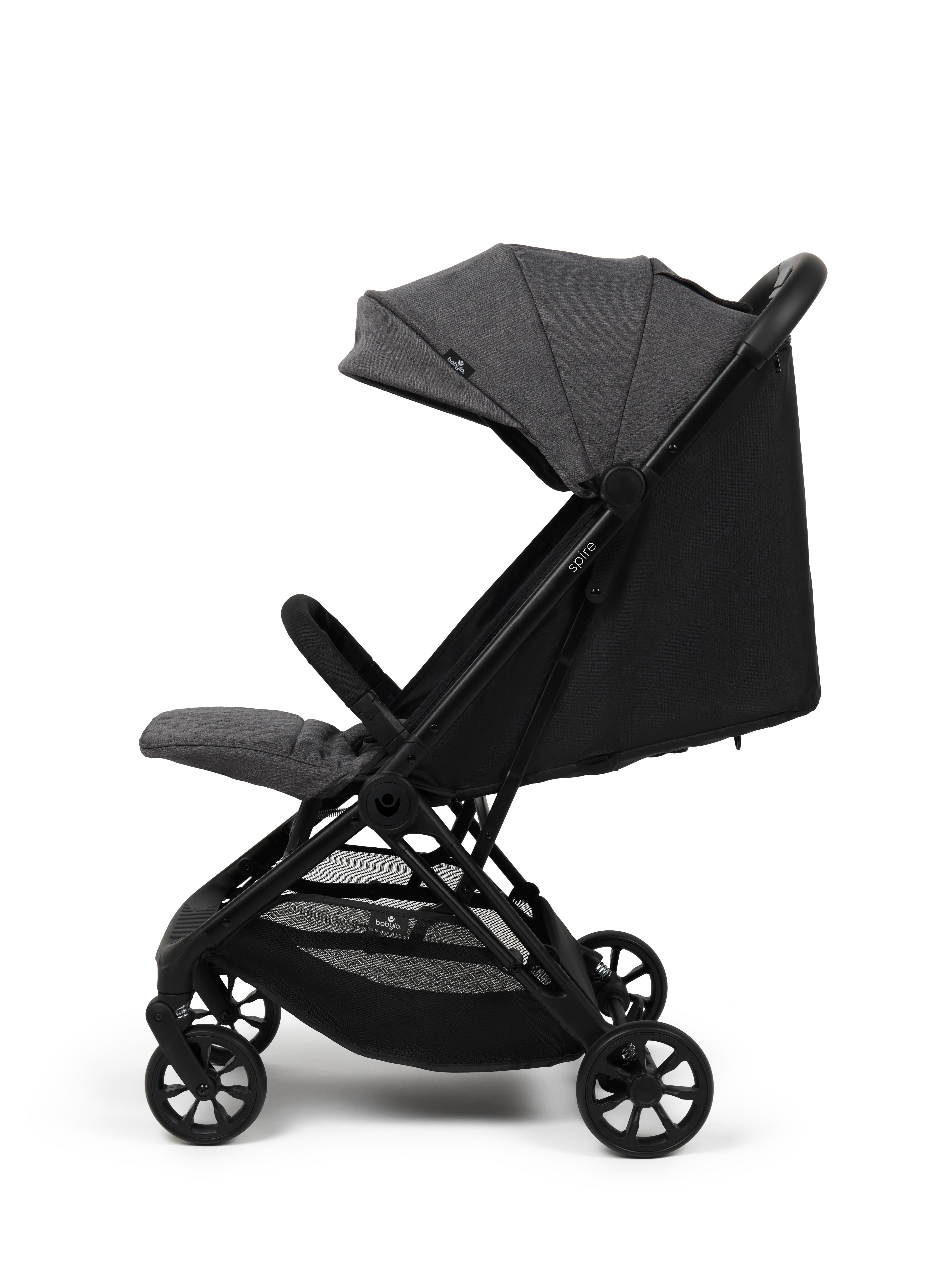 Babylo Spire Auto Fold Stroller - Grey