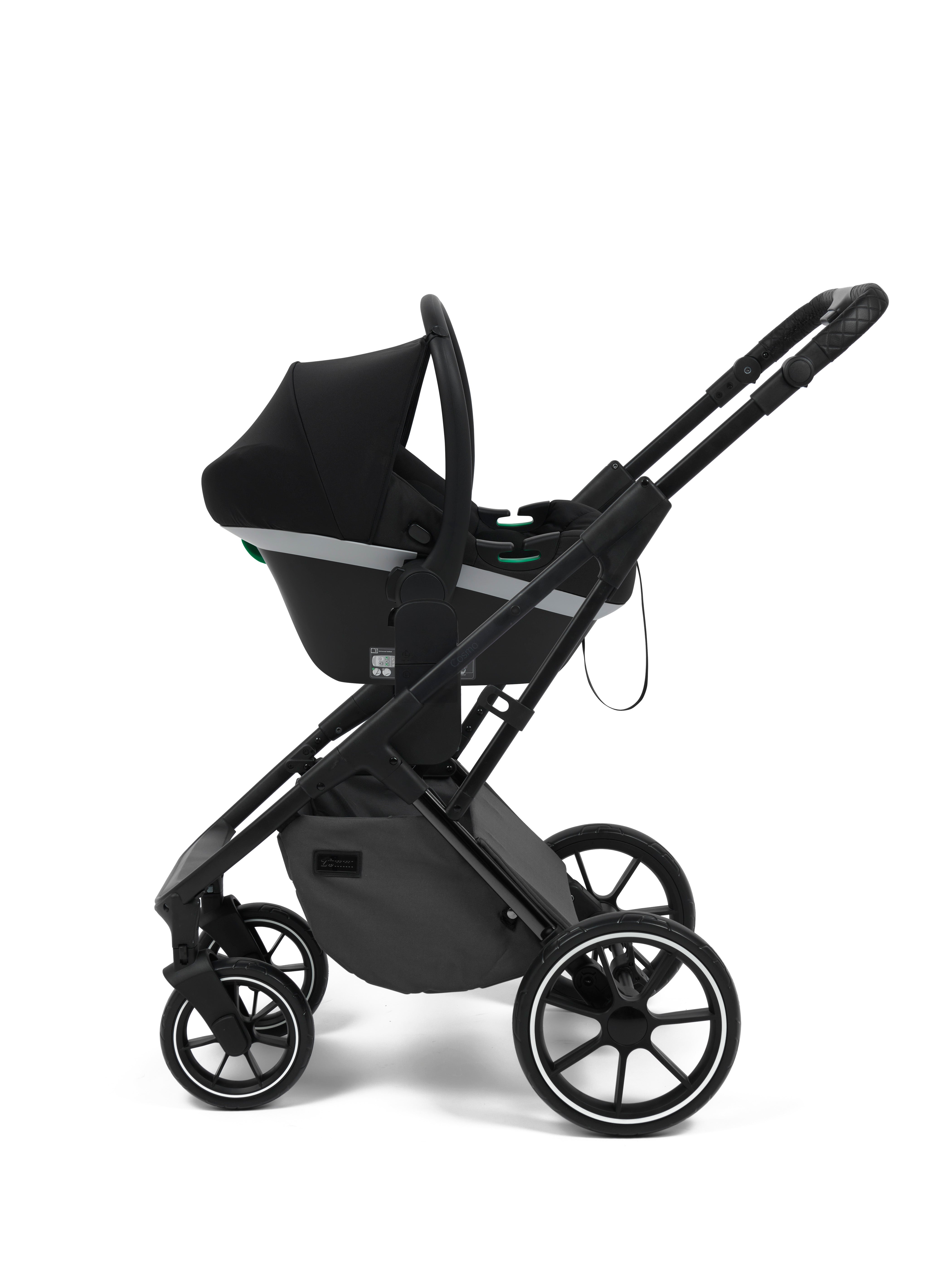 Zummi Cosmo Travel System – 3-In-1 Bundle With Seat Unit, Carry Cot & R129 Car Seat