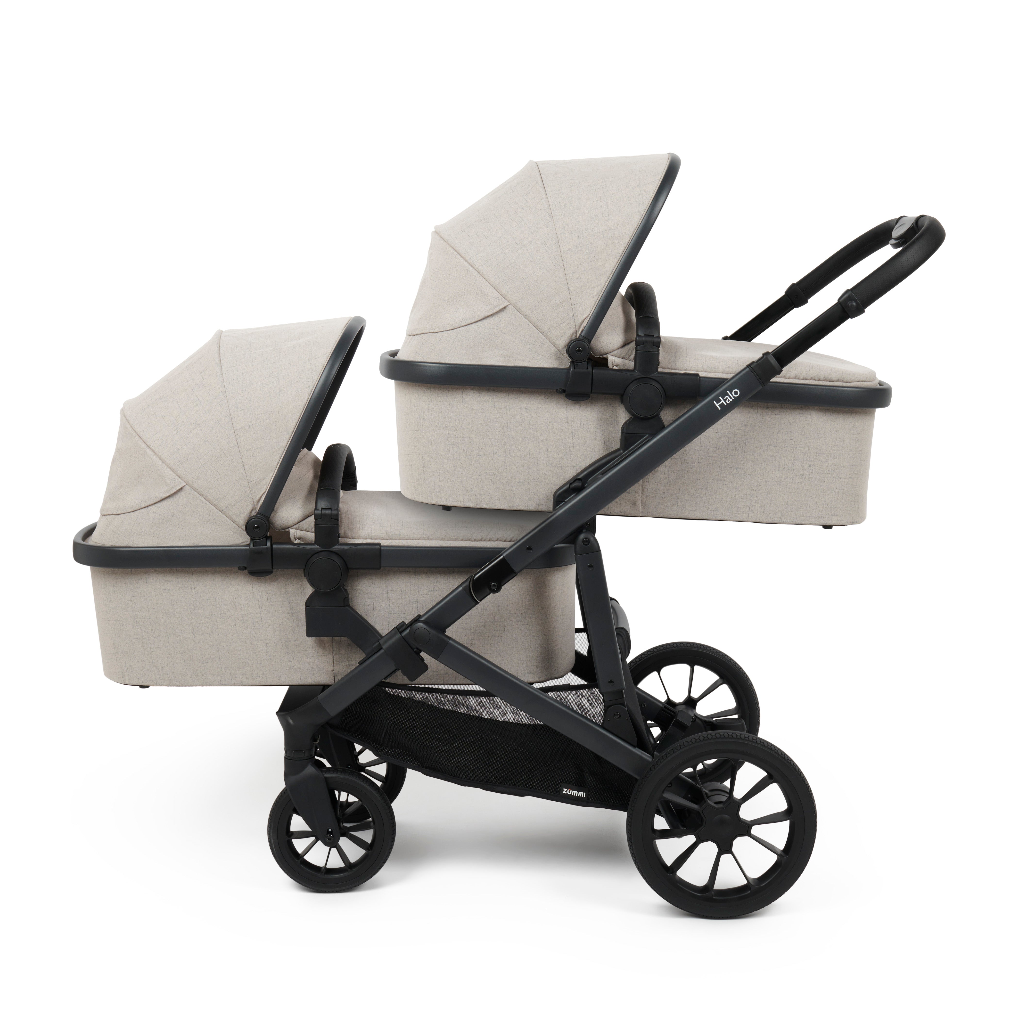 Zummi Halo Tandem Travel System - Meadow