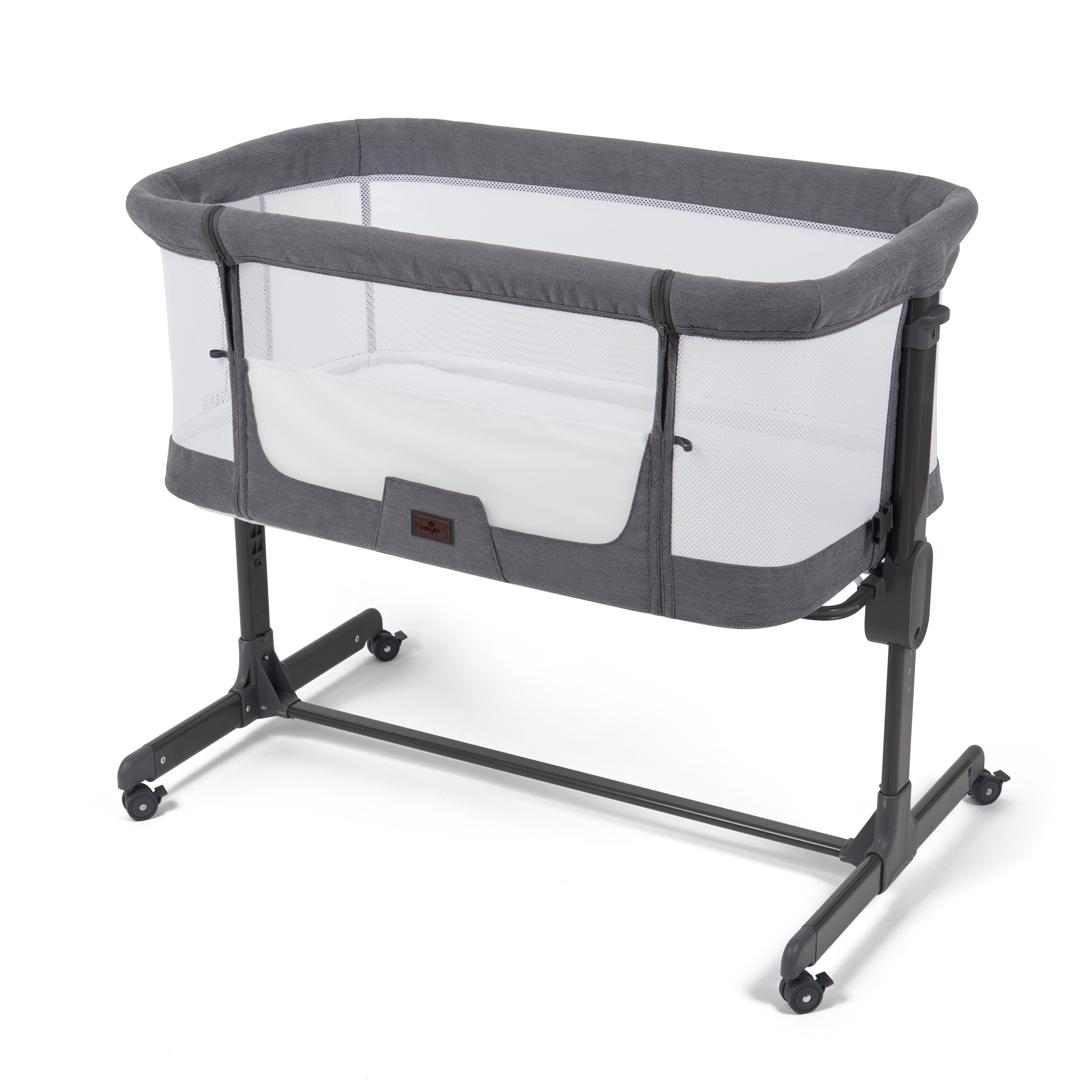 Babylo Aurora 2-In-1 Bedside Sleeper Crib
