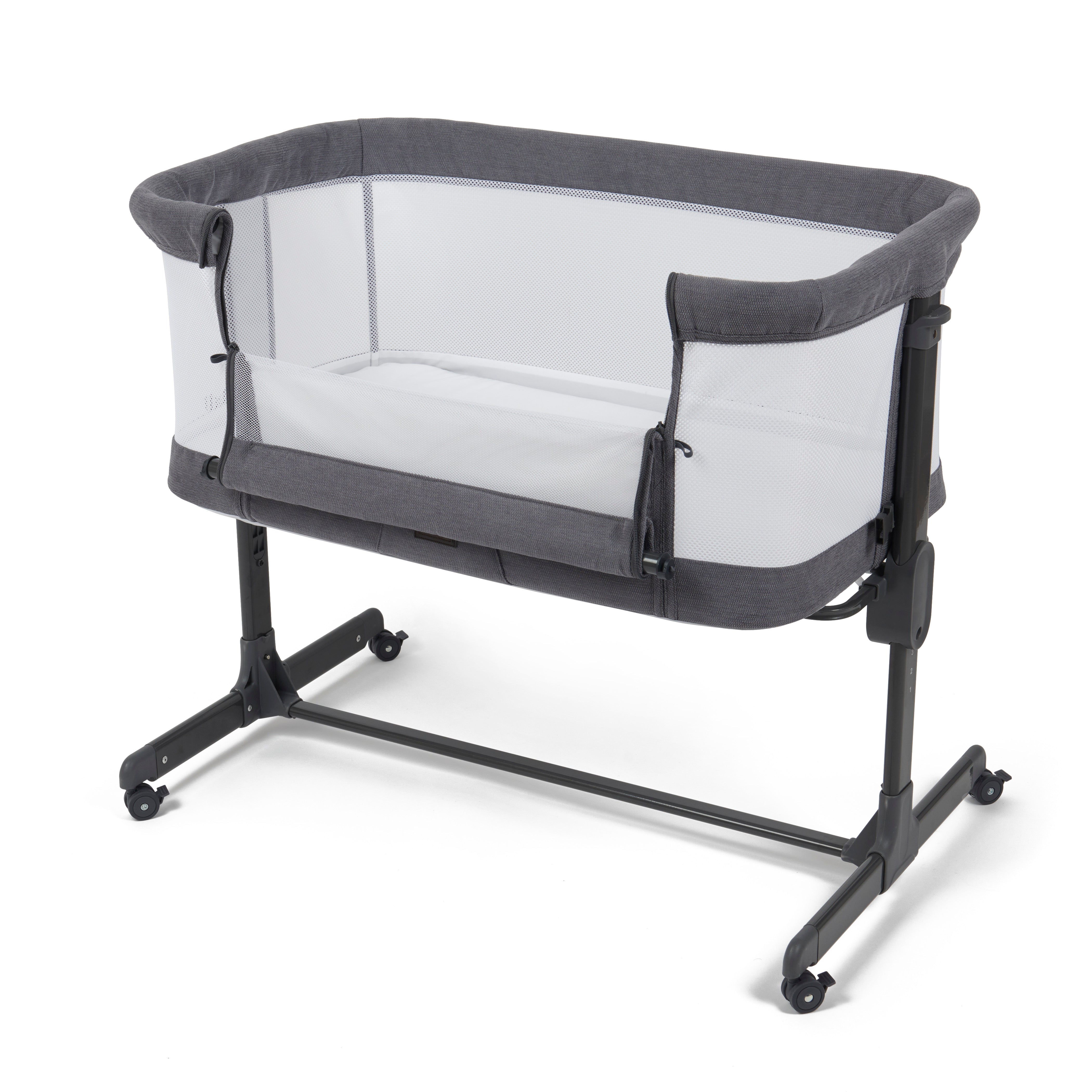 Babylo Aurora 2-In-1 Bedside Sleeper Crib
