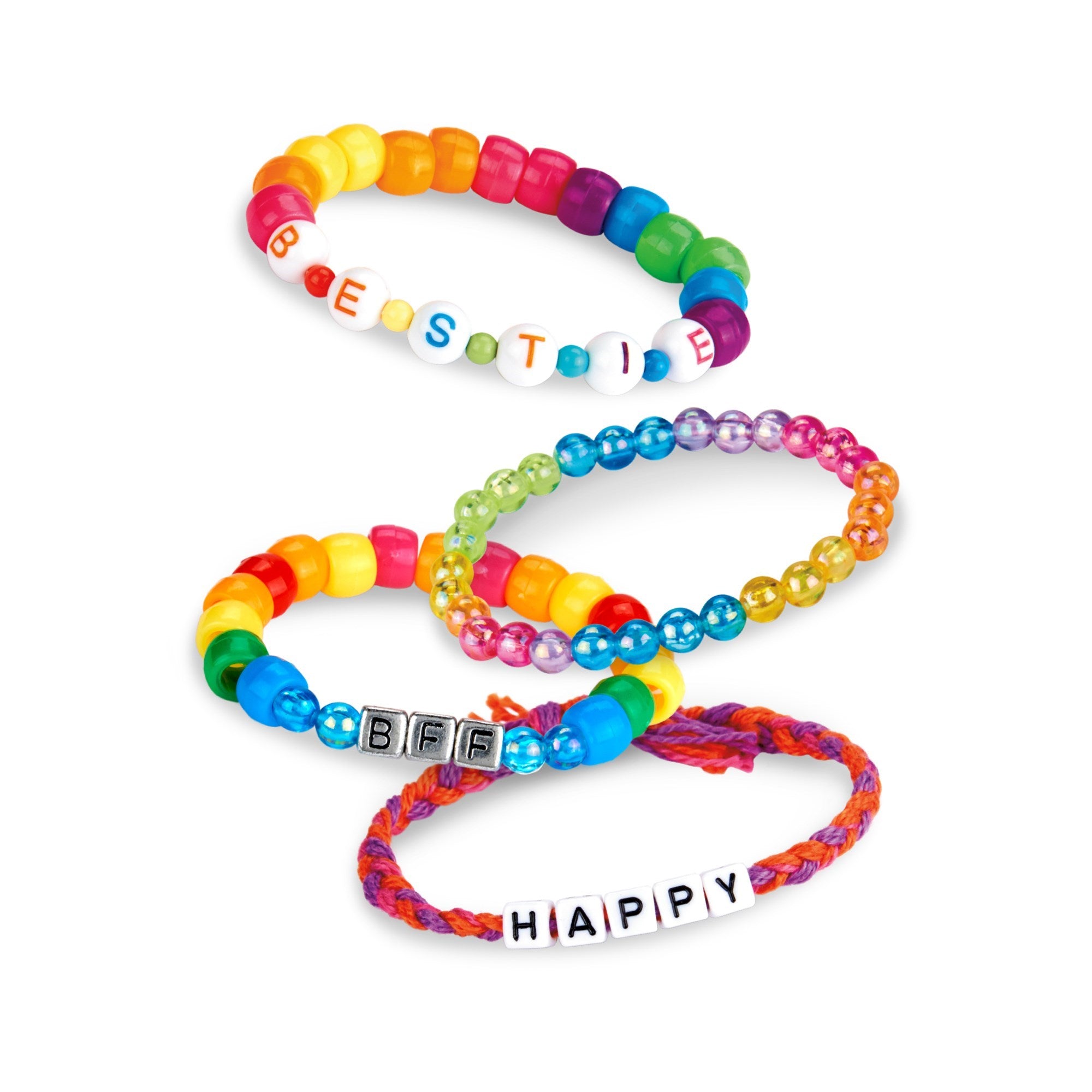 Shimmer N Sparkle Abc Fashion Bead Bracelets