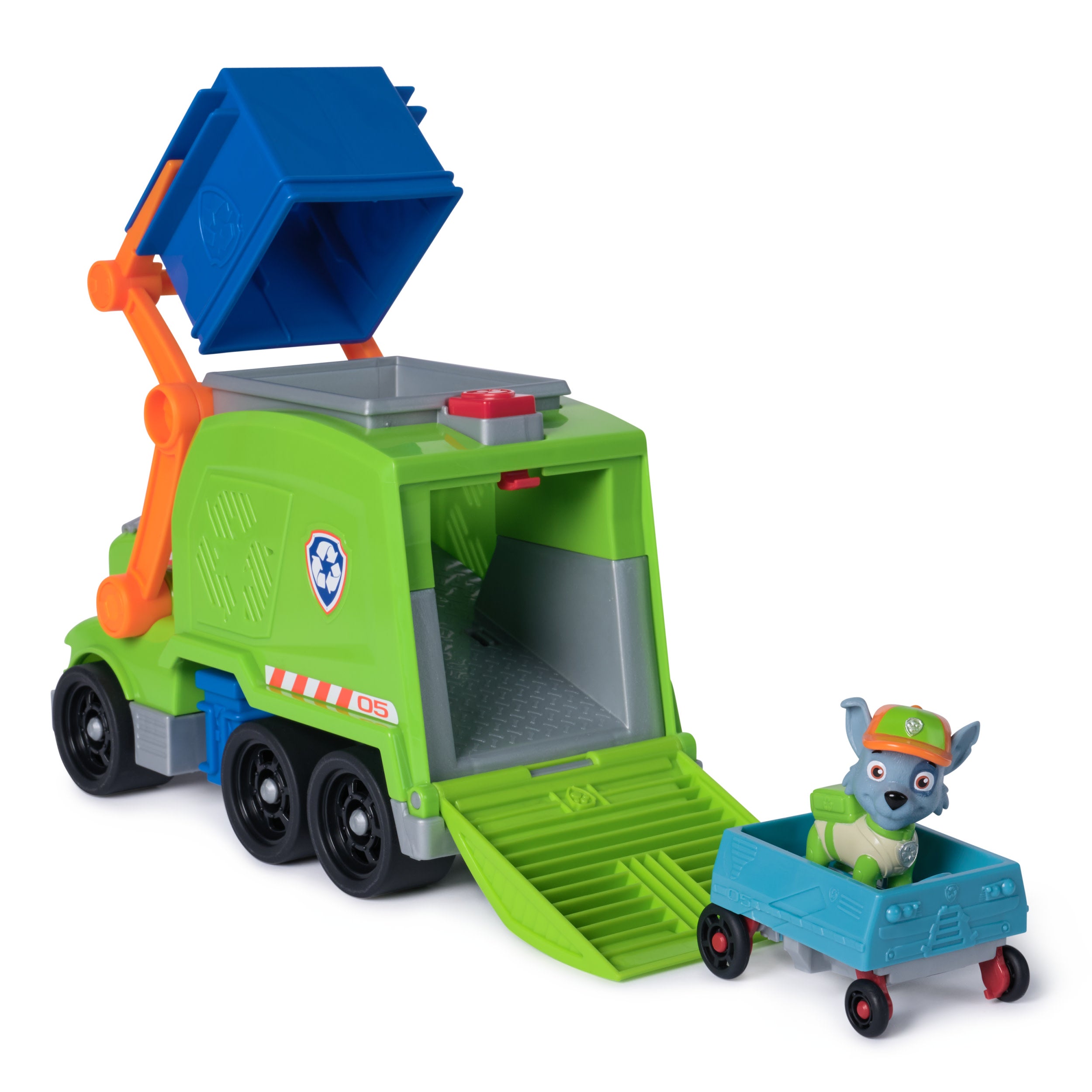 Paw Patrol: Crush ’N’ Roll Recycling Lorry With Rocky Action Figure