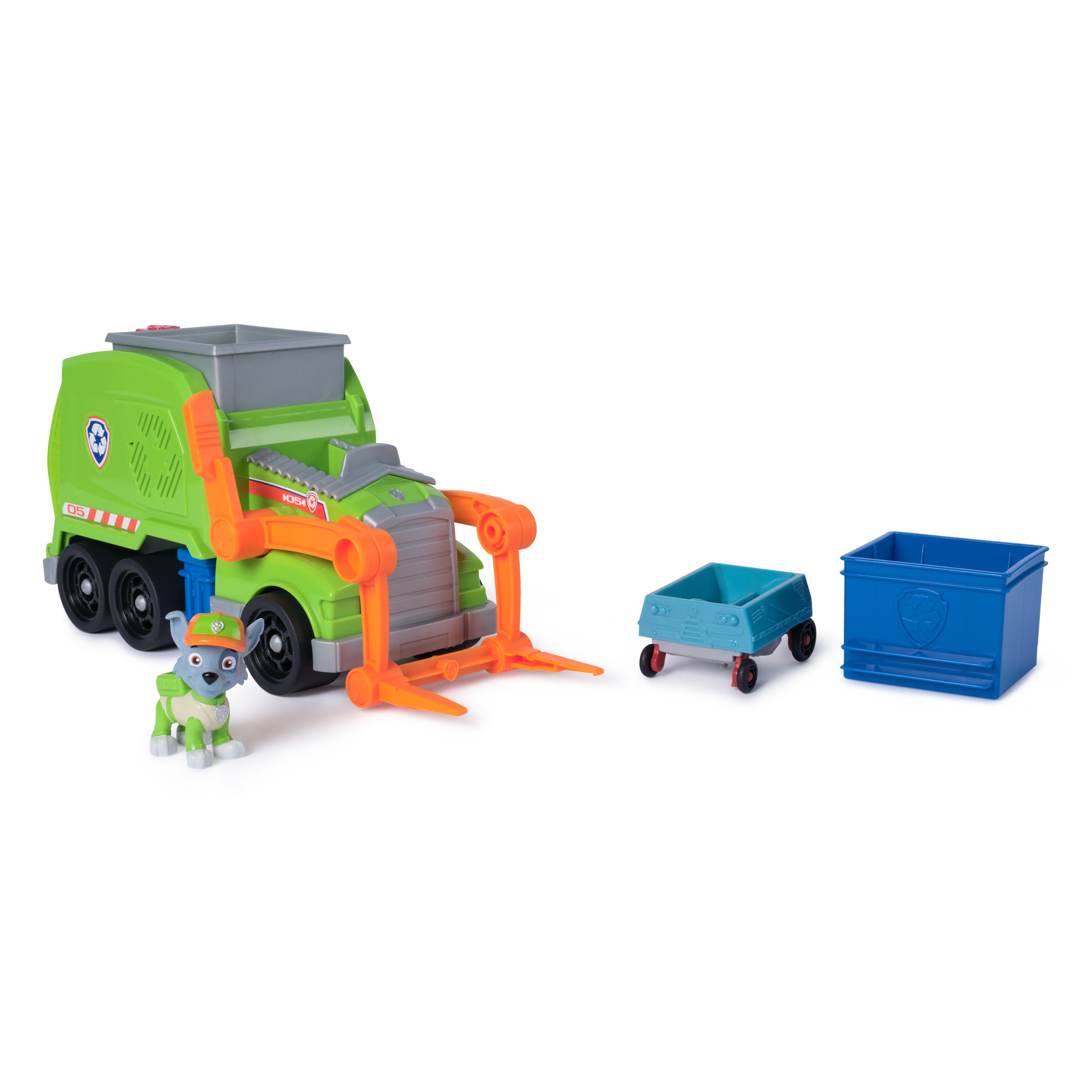 Paw Patrol: Crush ’N’ Roll Recycling Lorry With Rocky Action Figure