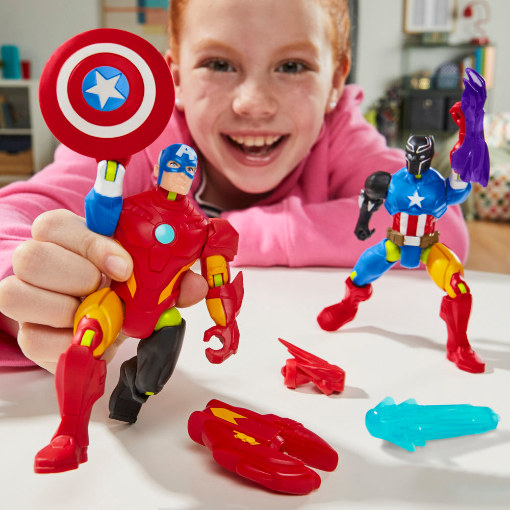 Mixmashers Marvel Avengers Action Figures Assortment