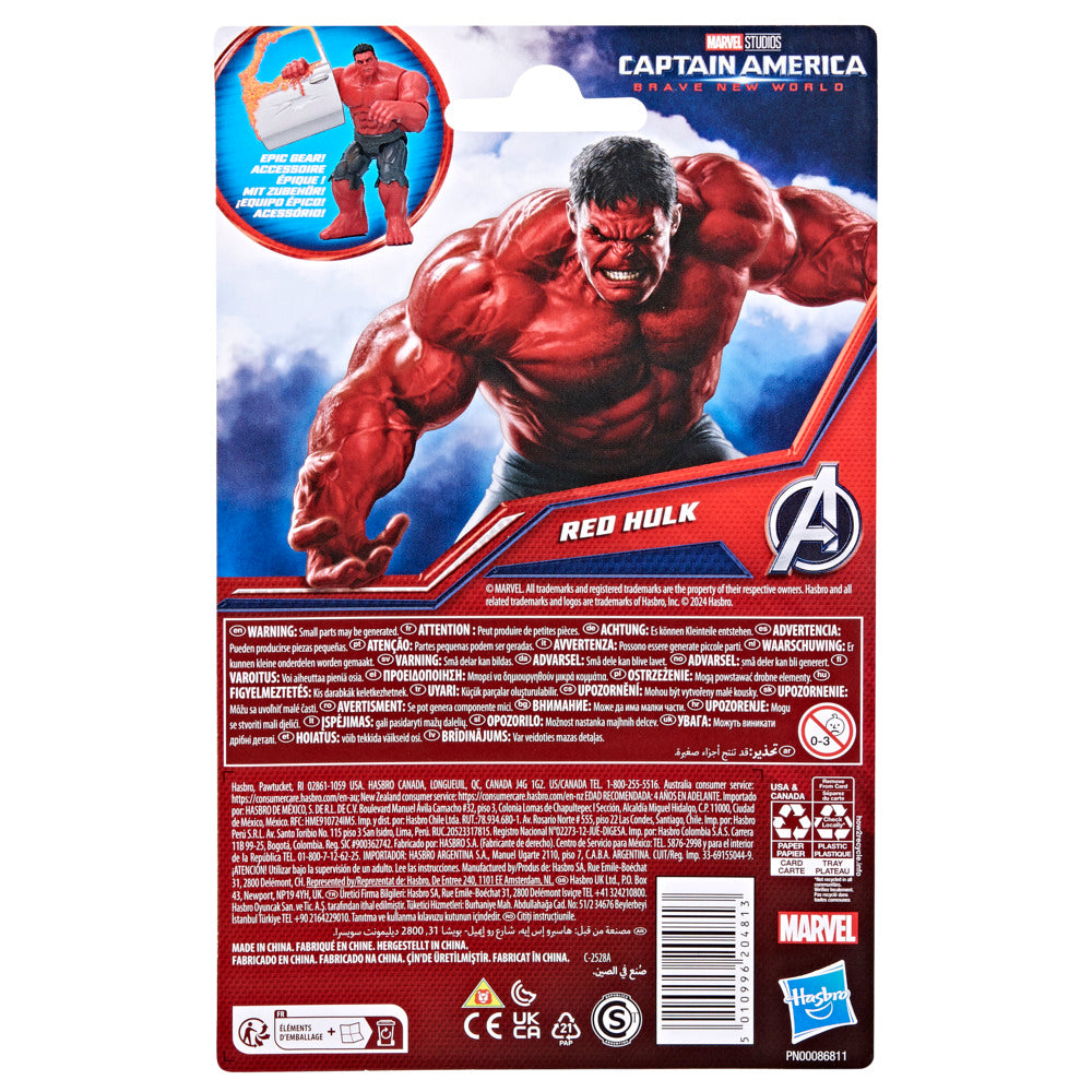 Marvel Avengers Epic Hero Series Captain America: Brave New World Red Hulk