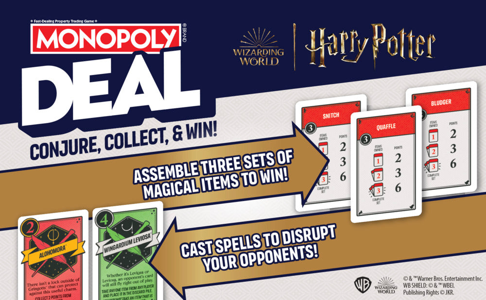Monopoly Deal: Harry Potter Card Game