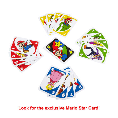 Uno Card Game Super Mario
