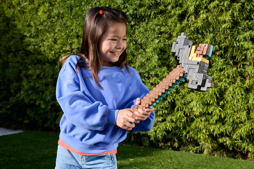 Minecraft Click And Switch Sword And Pickaxe 2-In-1 Toy