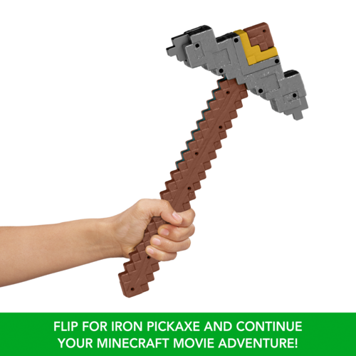 Minecraft Click And Switch Sword And Pickaxe 2-In-1 Toy