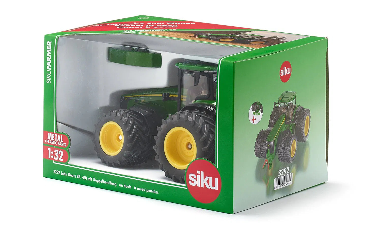 Siku 1:32 John Deere 8R 410 With Double Tyres