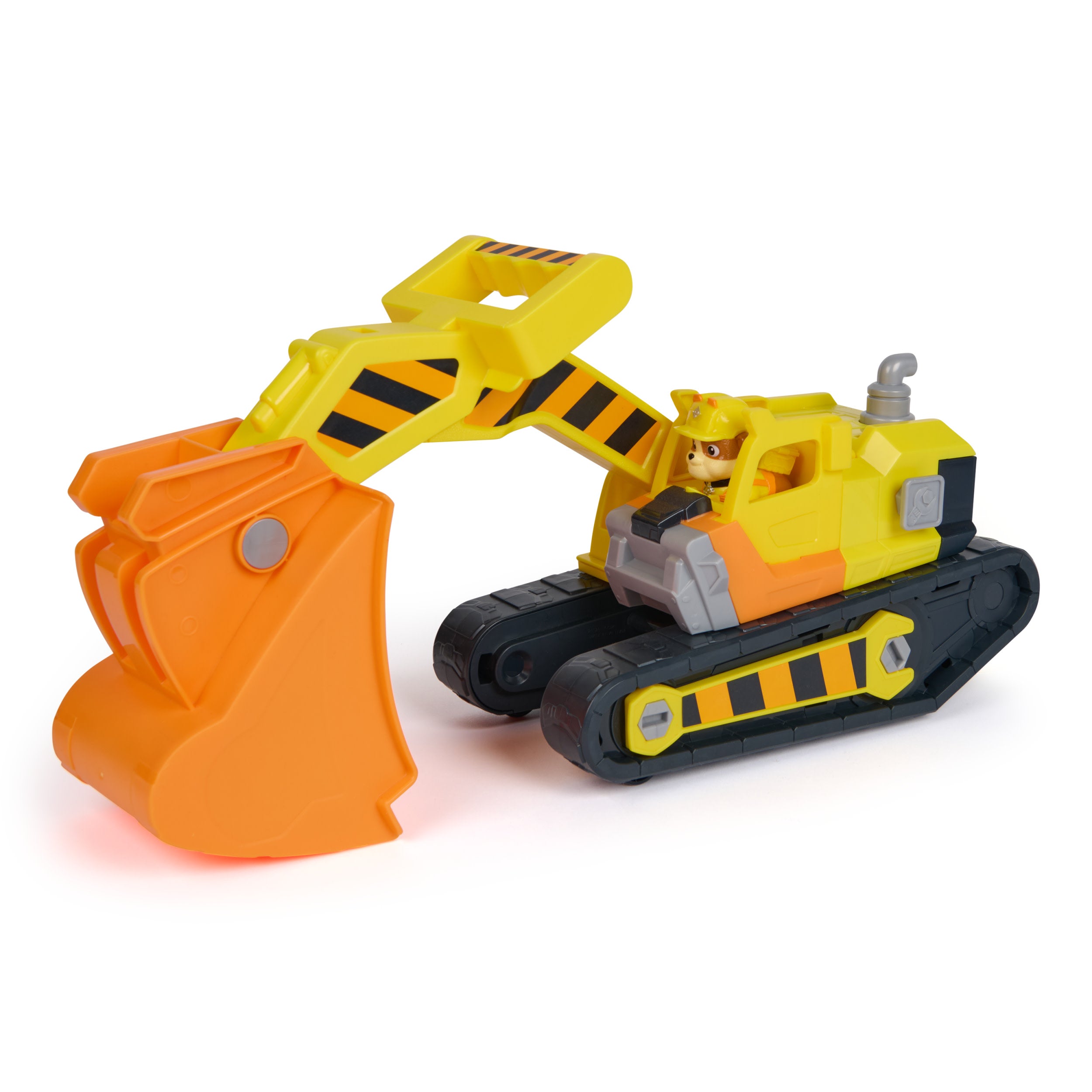 Rubble & Crew Rubble's Ultimate Tool Bulldozer Vehicle, Toy Truck With Action Figure