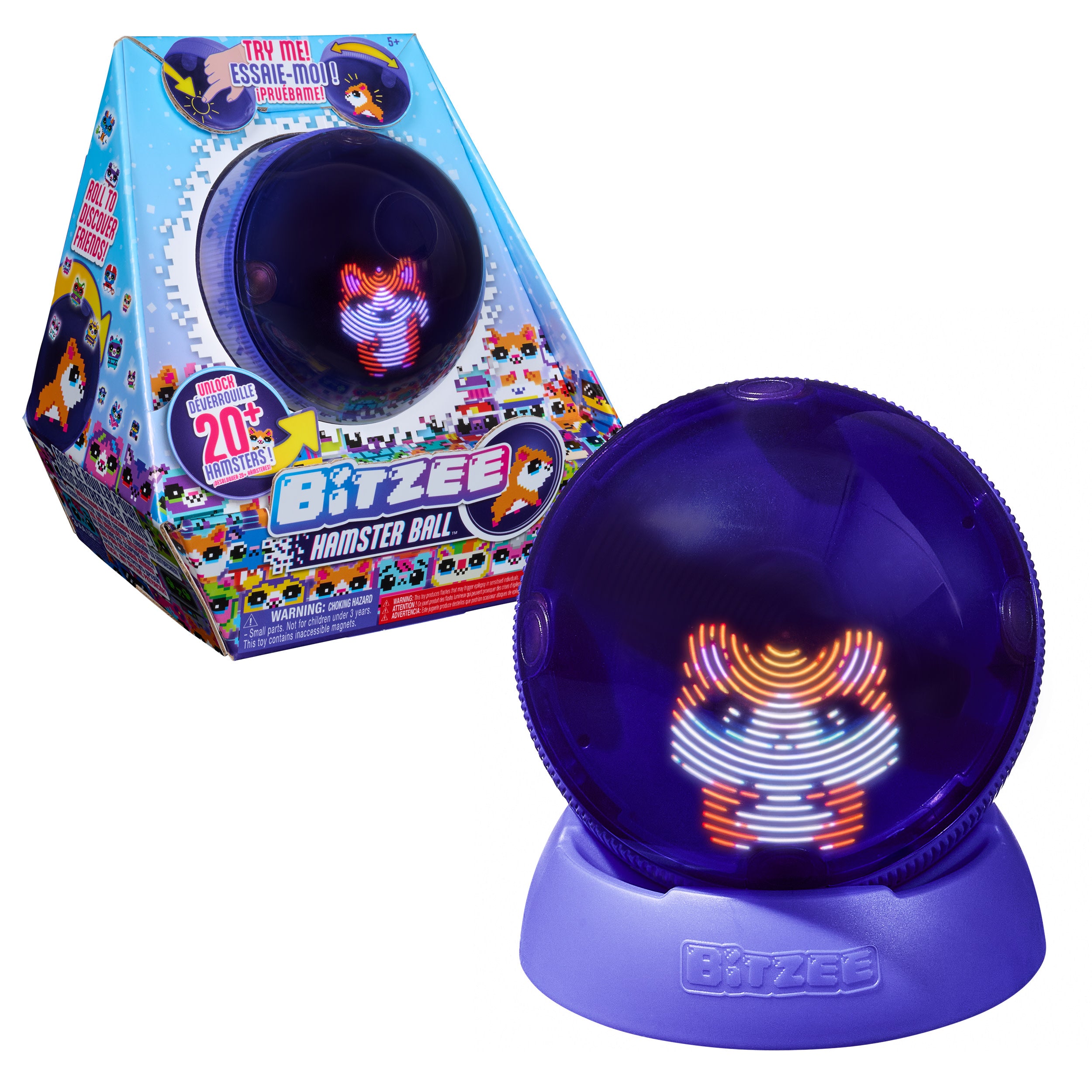 Bitzee Hamster Ball Interactive Toy With Over 20 Hamsters Inside