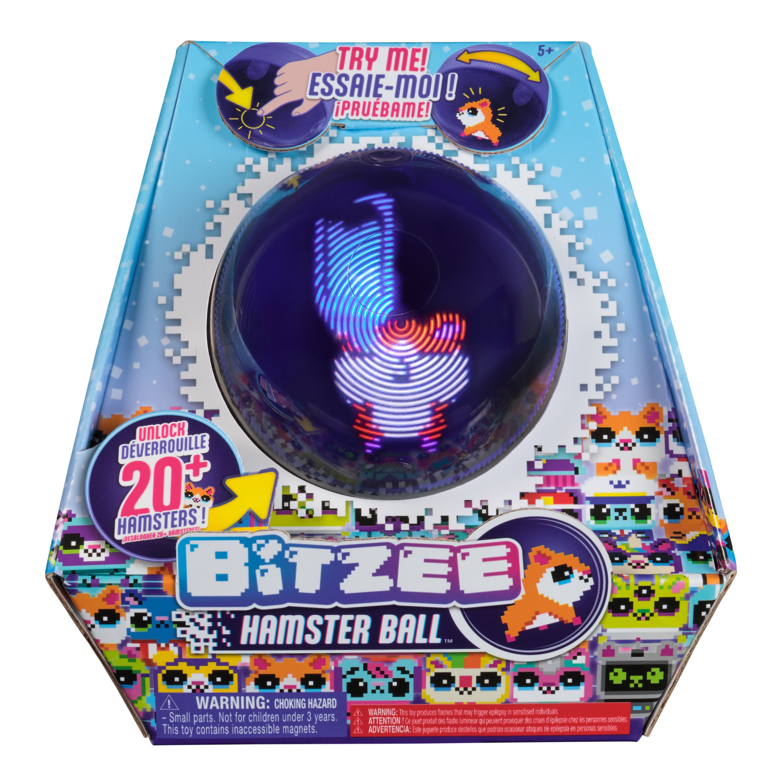 Bitzee Hamster Ball Interactive Toy With Over 20 Hamsters Inside